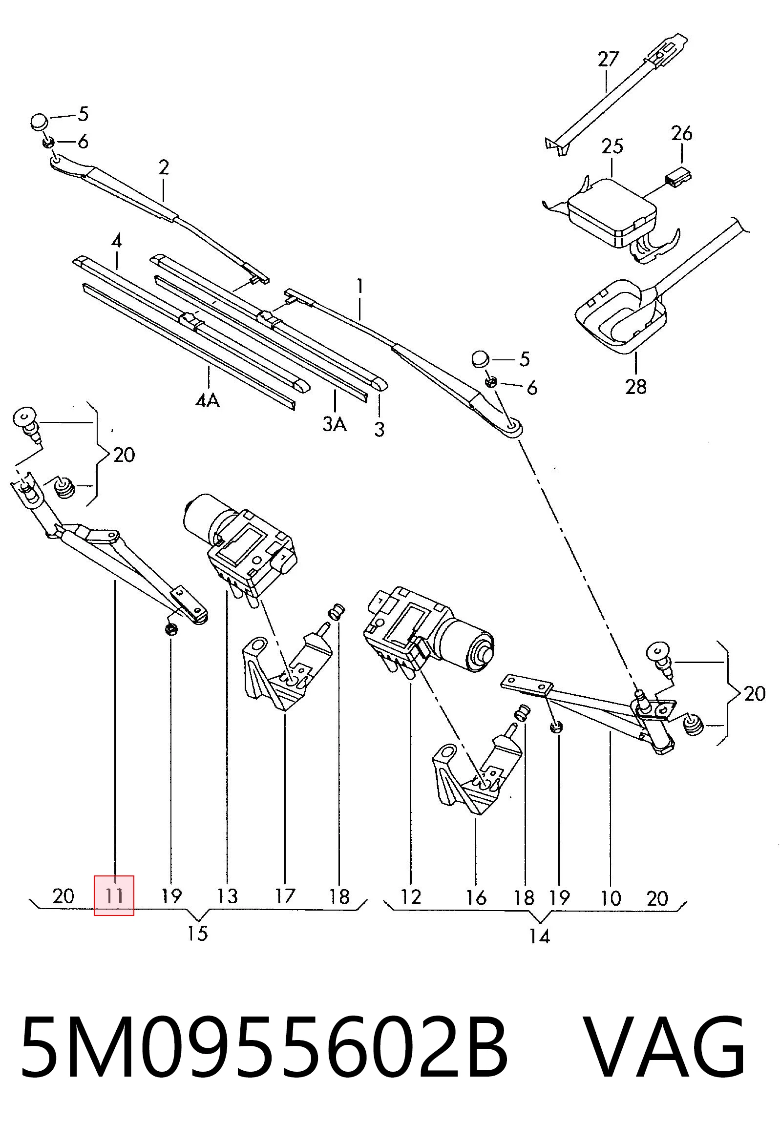 5M0955602B VAG 