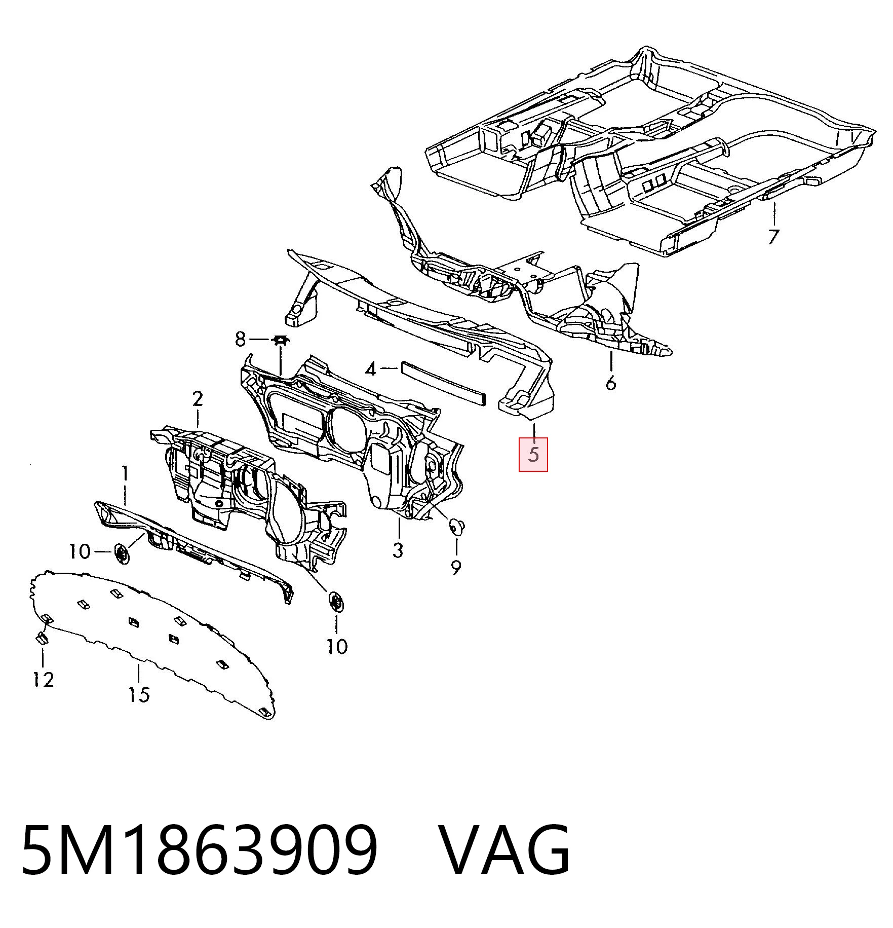 5M1863909 VAG