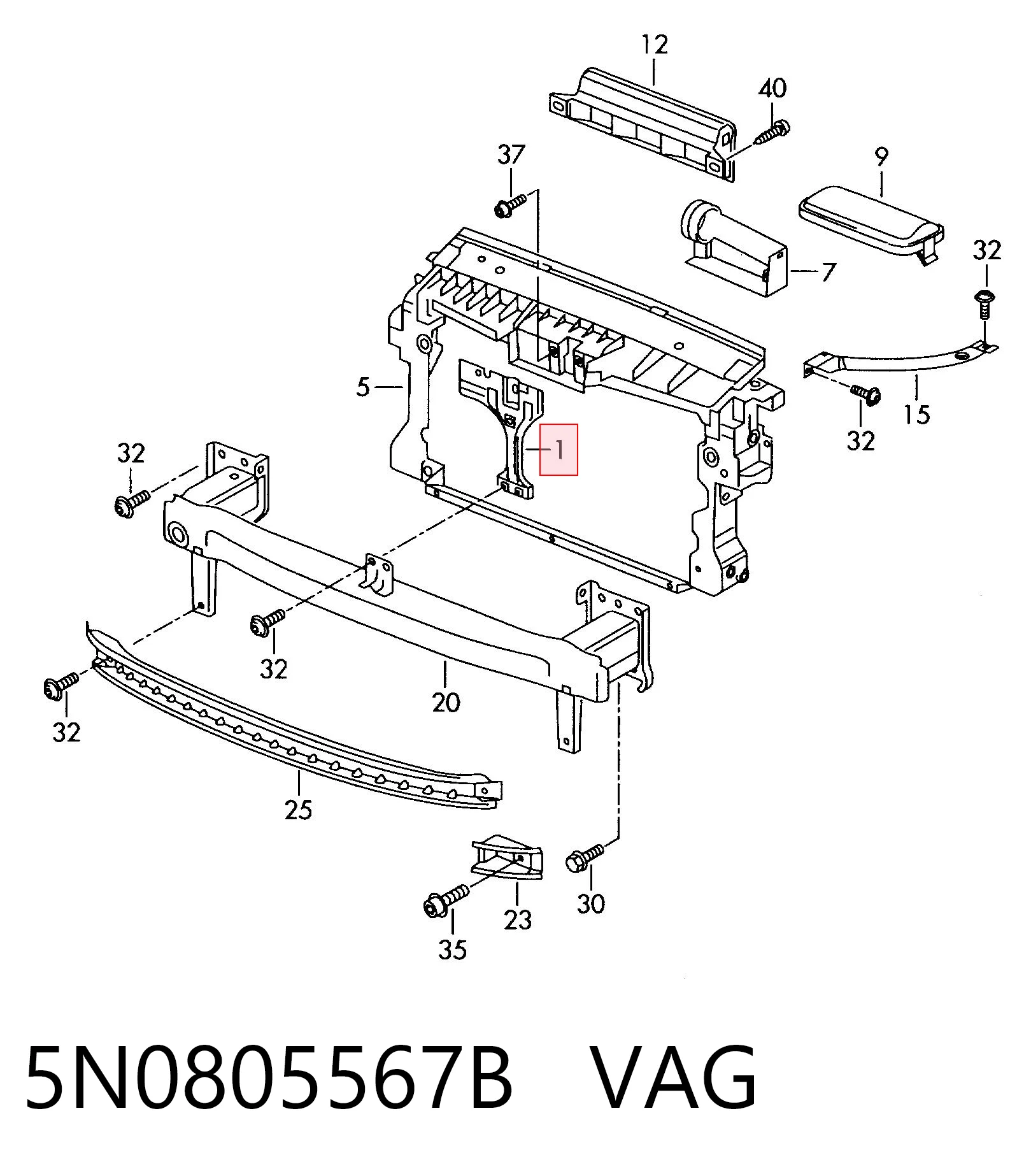 5N0805567B VAG 