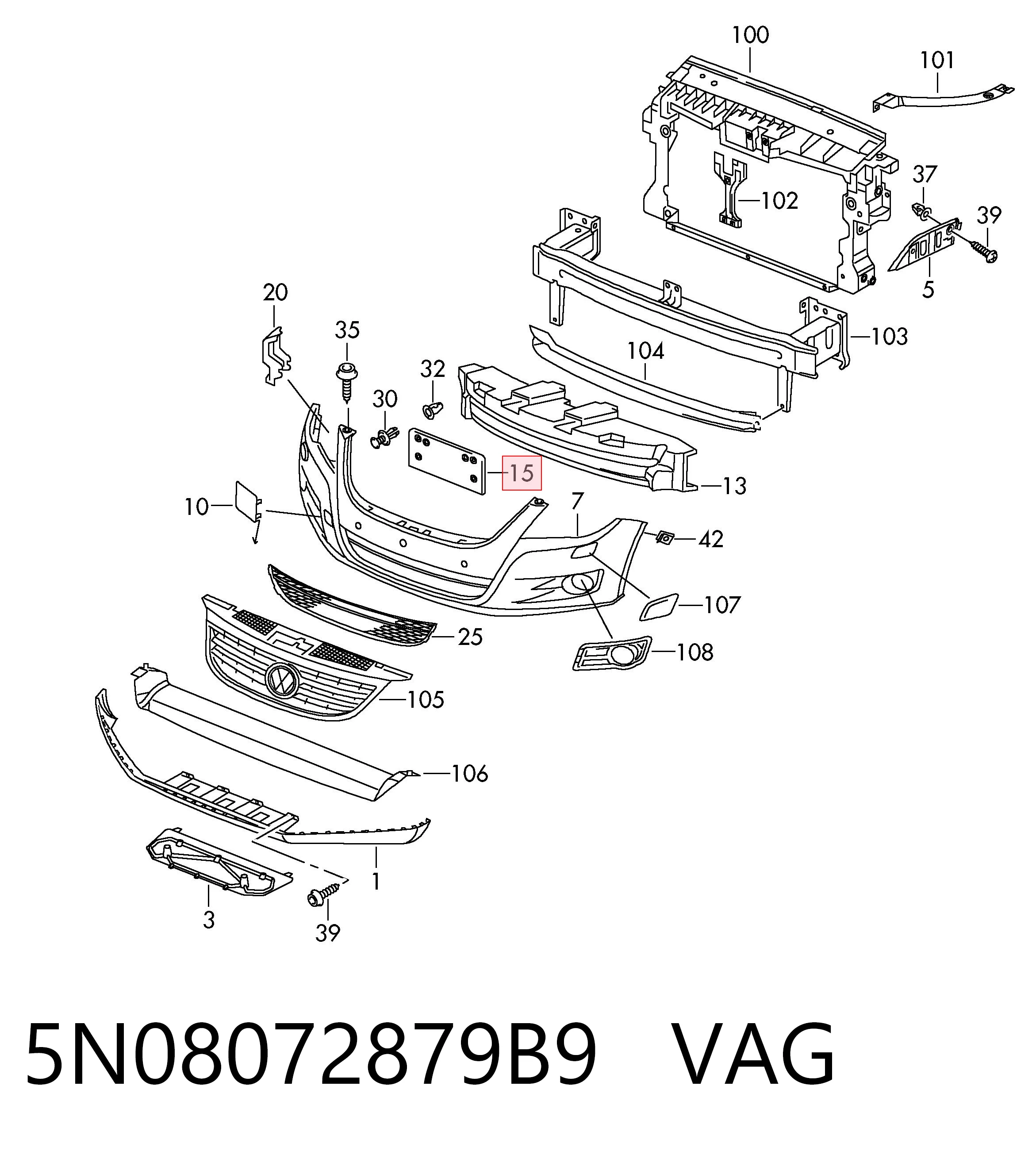 5N08072879B9 VAG 