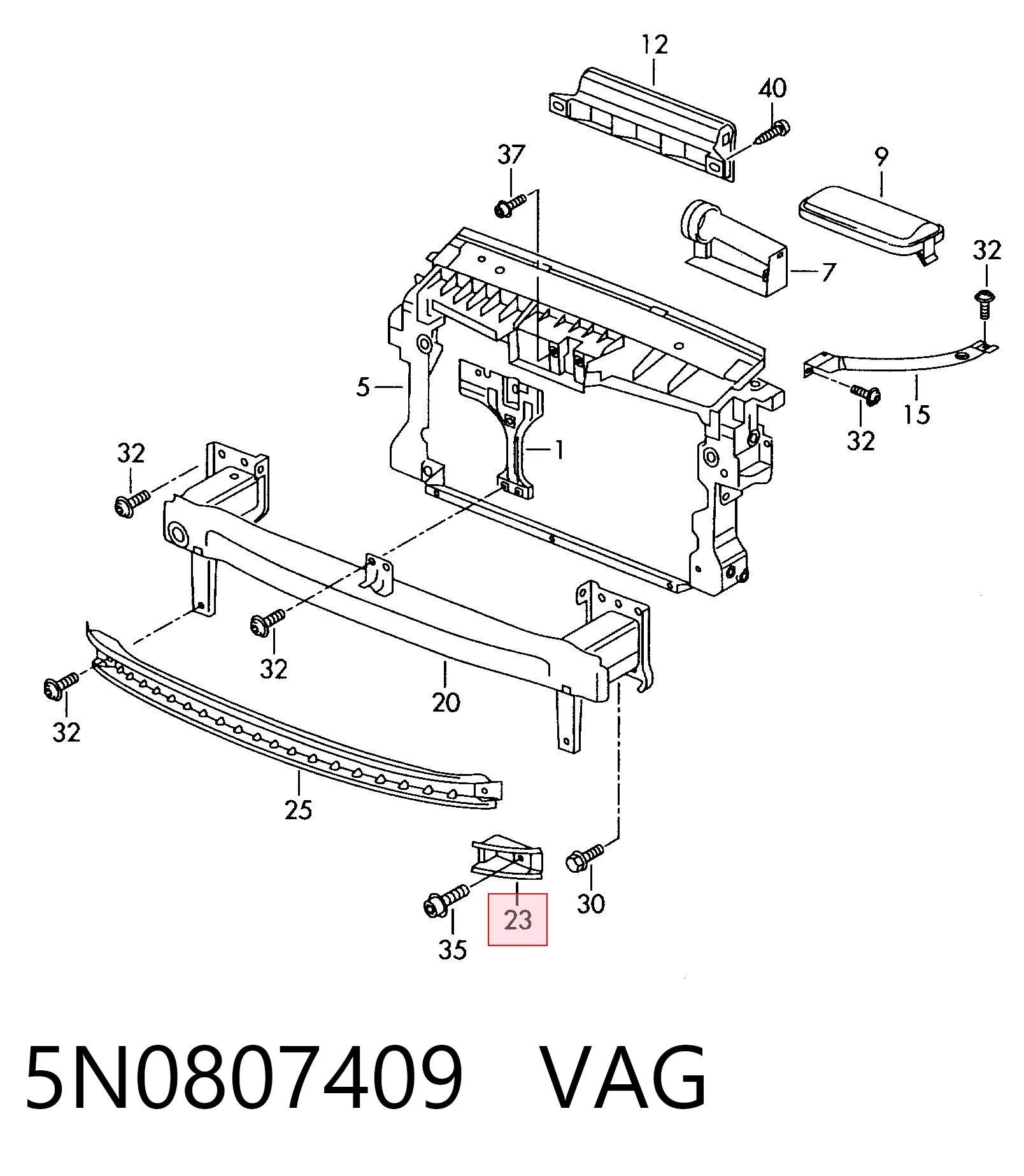 5N0807409 VAG 