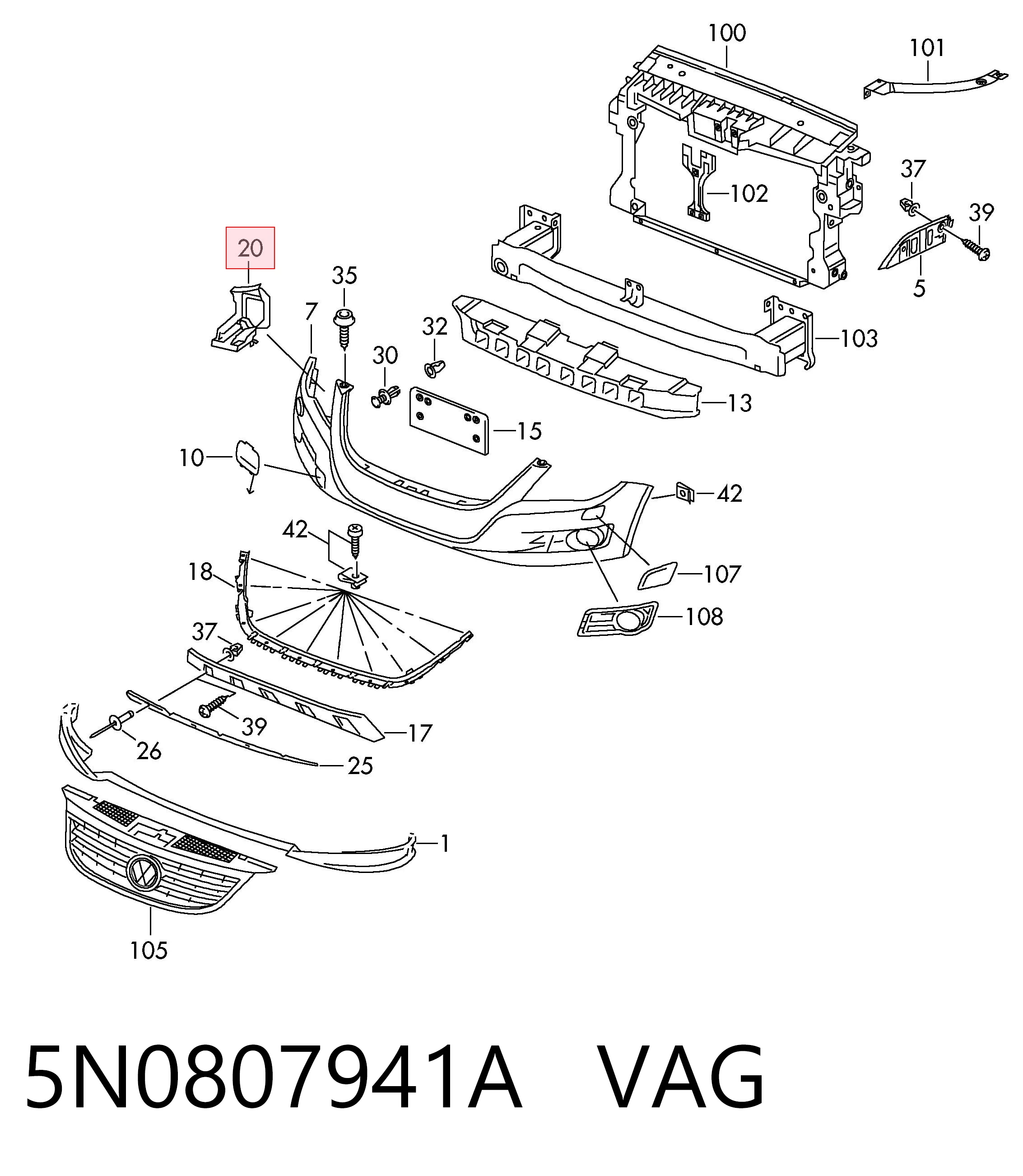 5N0807941A VAG 