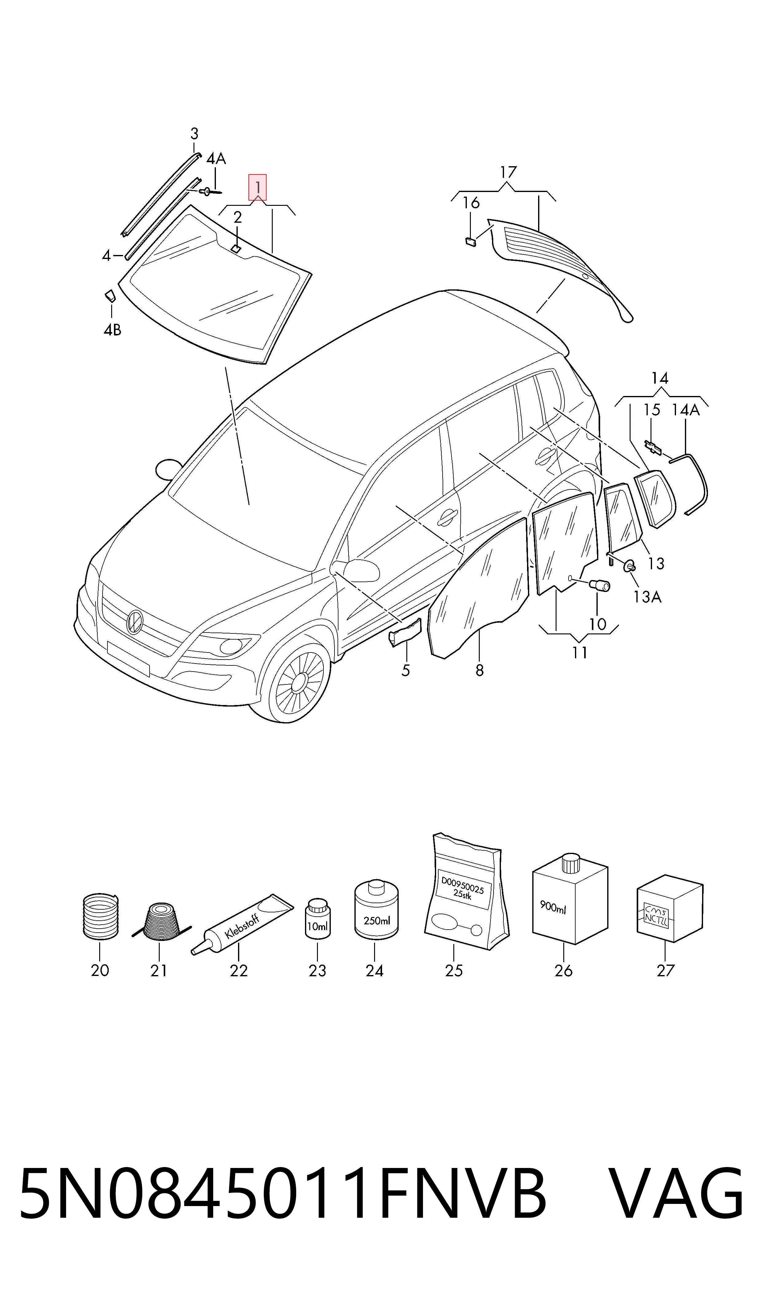 Скло лобове XYG AB63788A