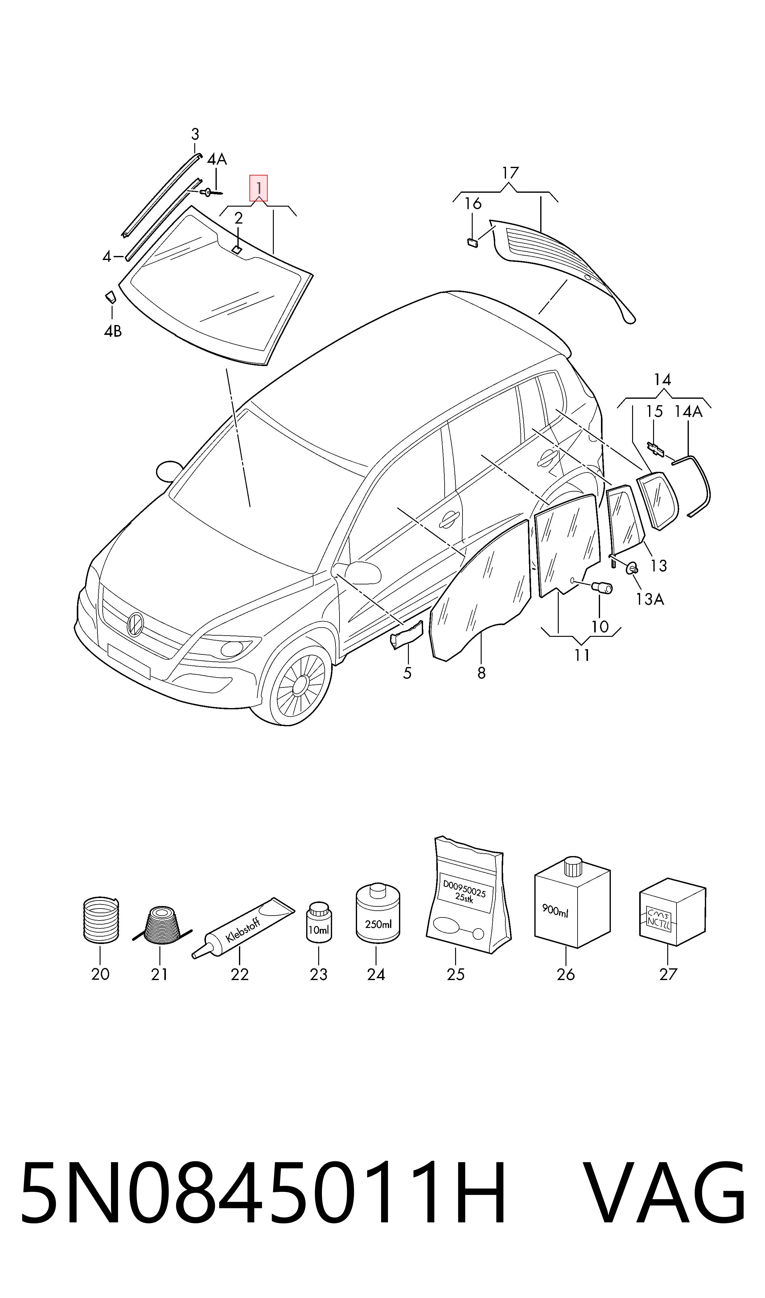 Автоскло Pilkington AB1241601A ціна, від 76.86 USD