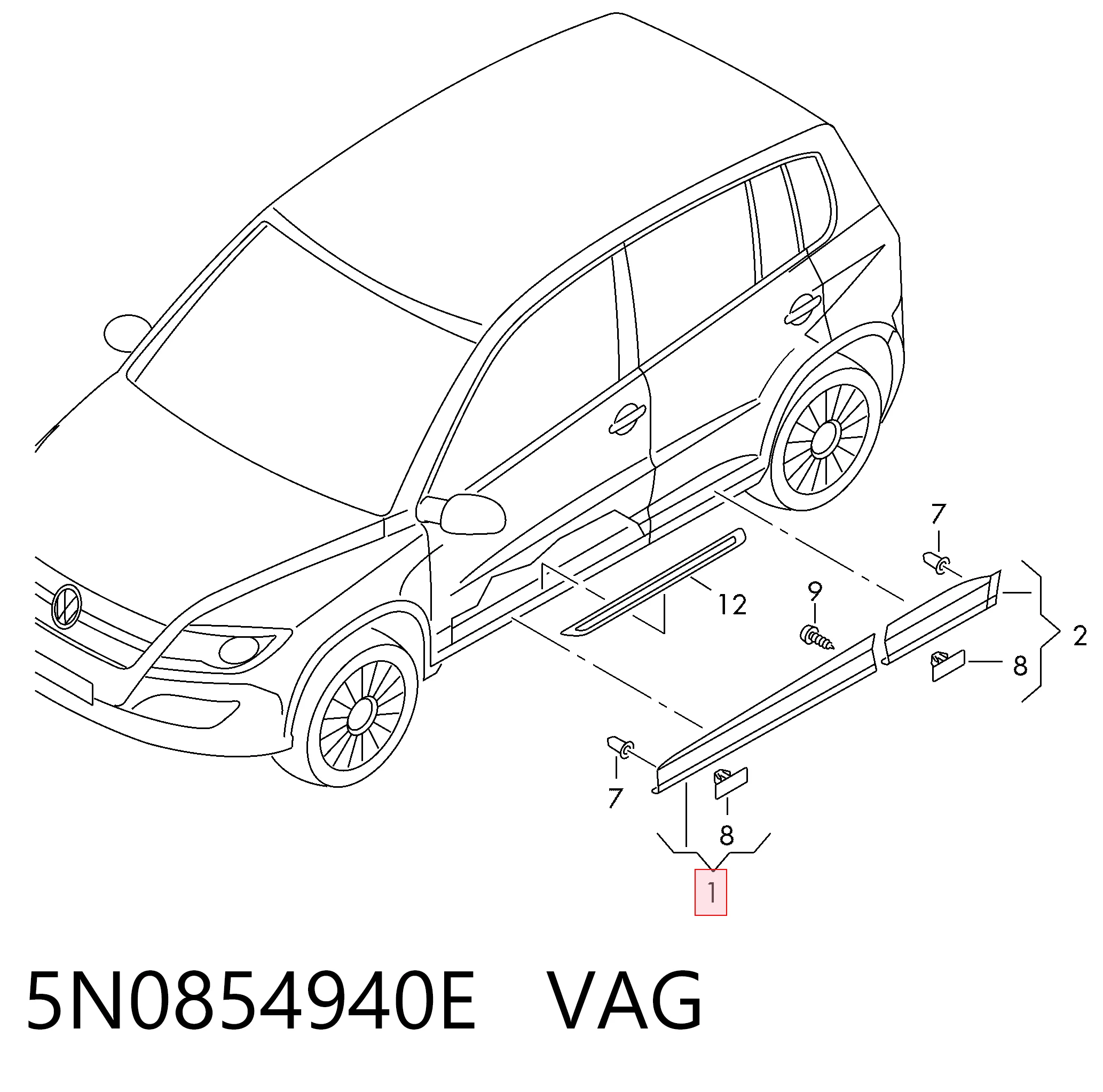 5N0854940E VAG 