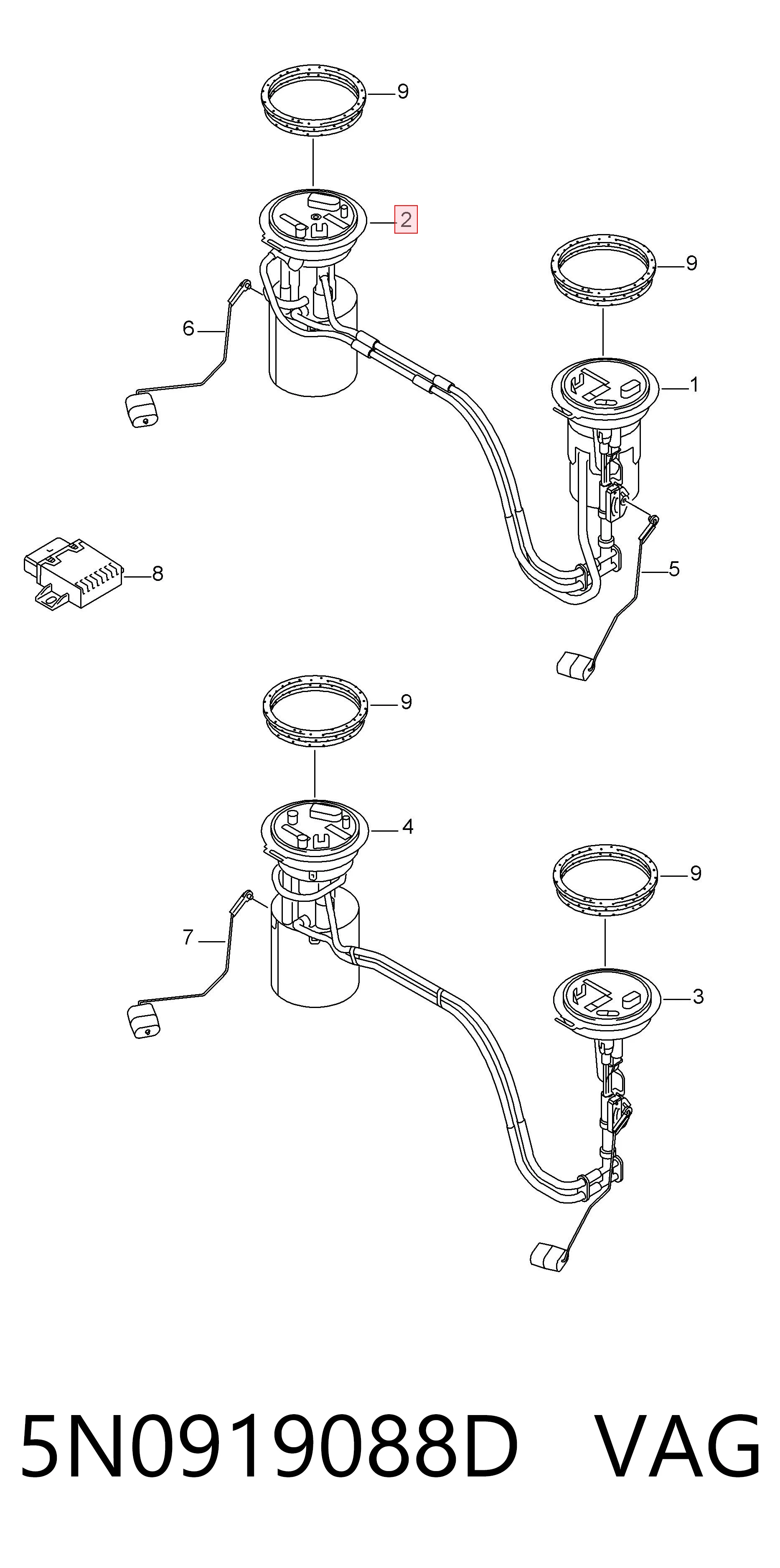 Бензонасос 313011313269 Magneti Marelli