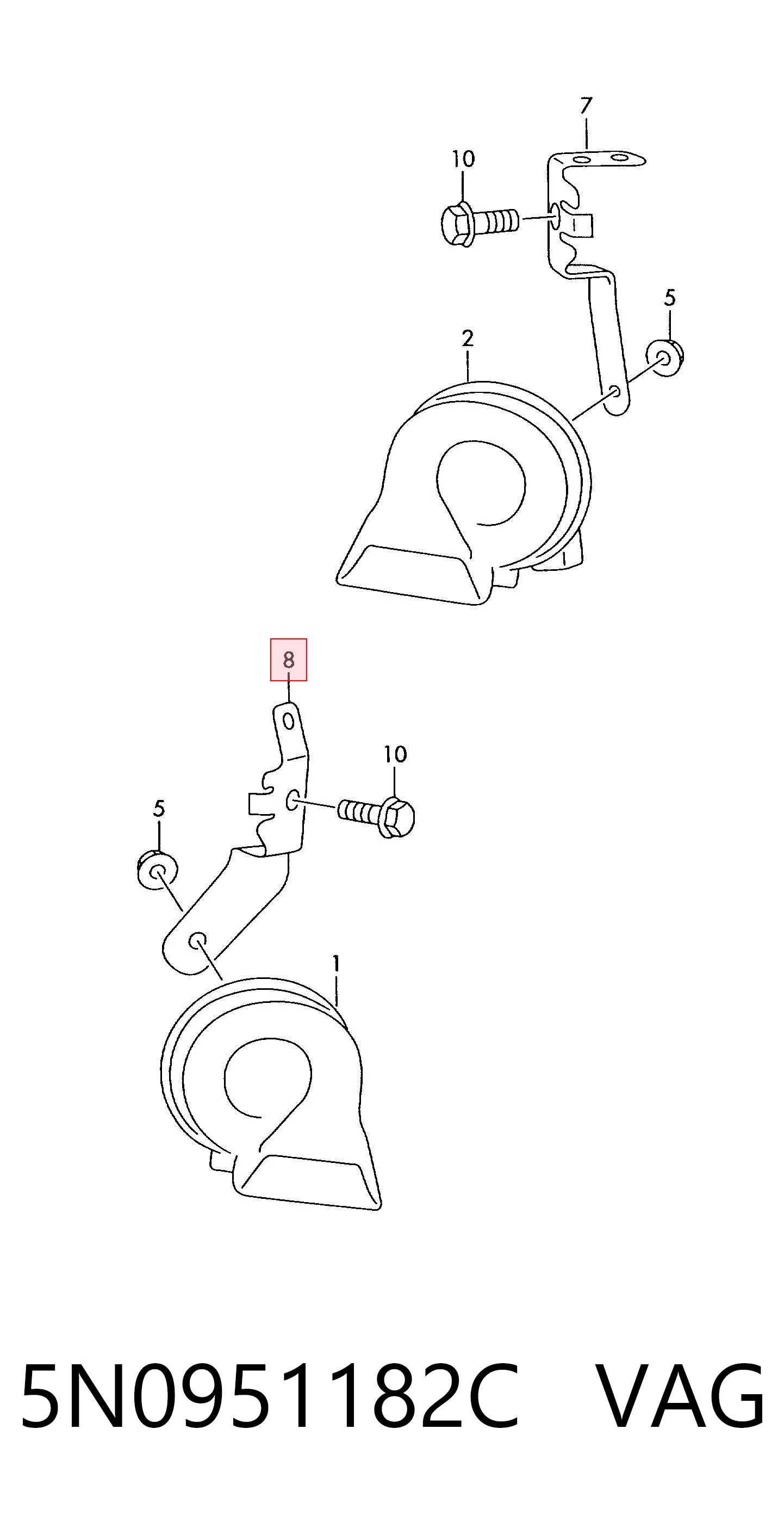 5N0951182C VAG 