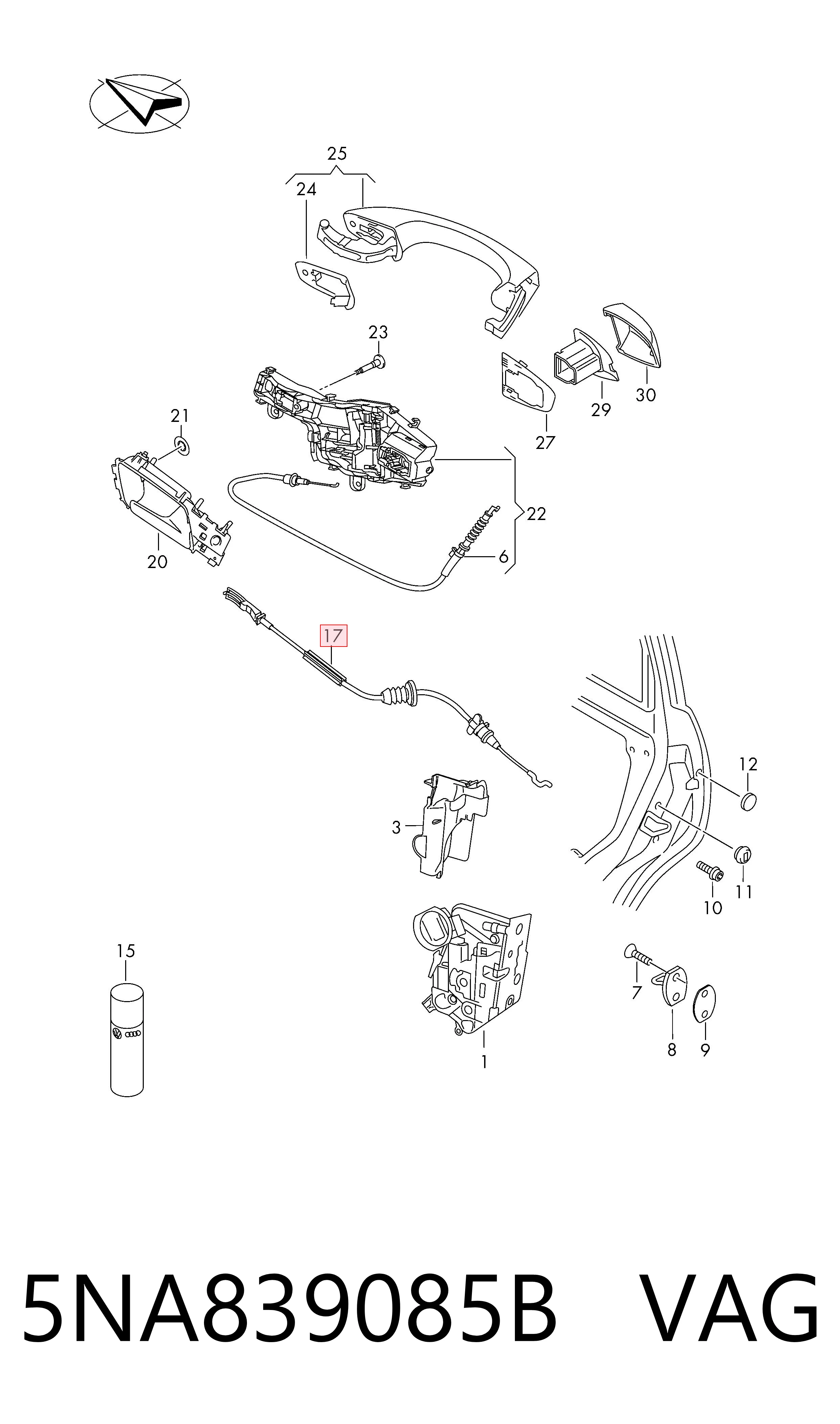 5NA839085B VAG 