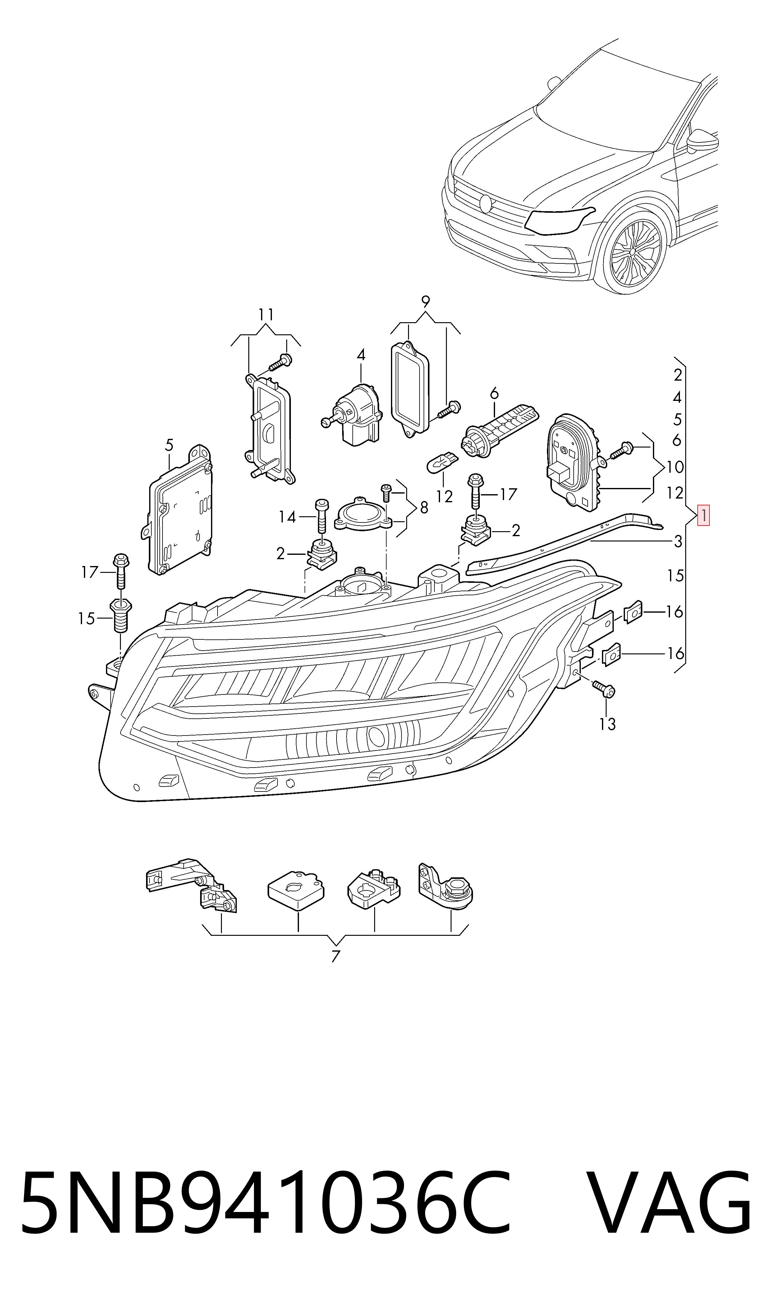 Фара правая Magneti Marelli LPR921 ціна, від 627.12 USD