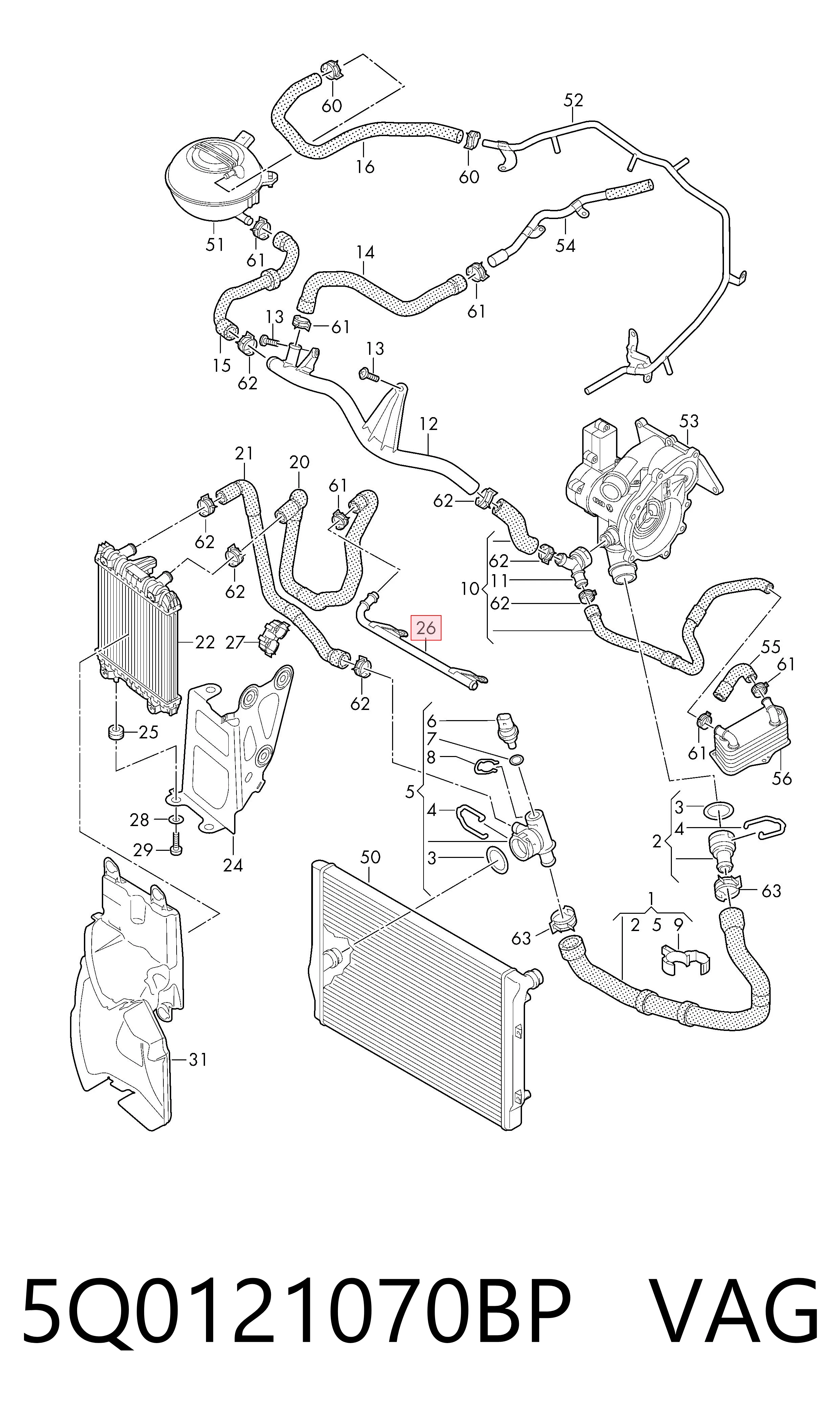 5Q0121070BP VAG 