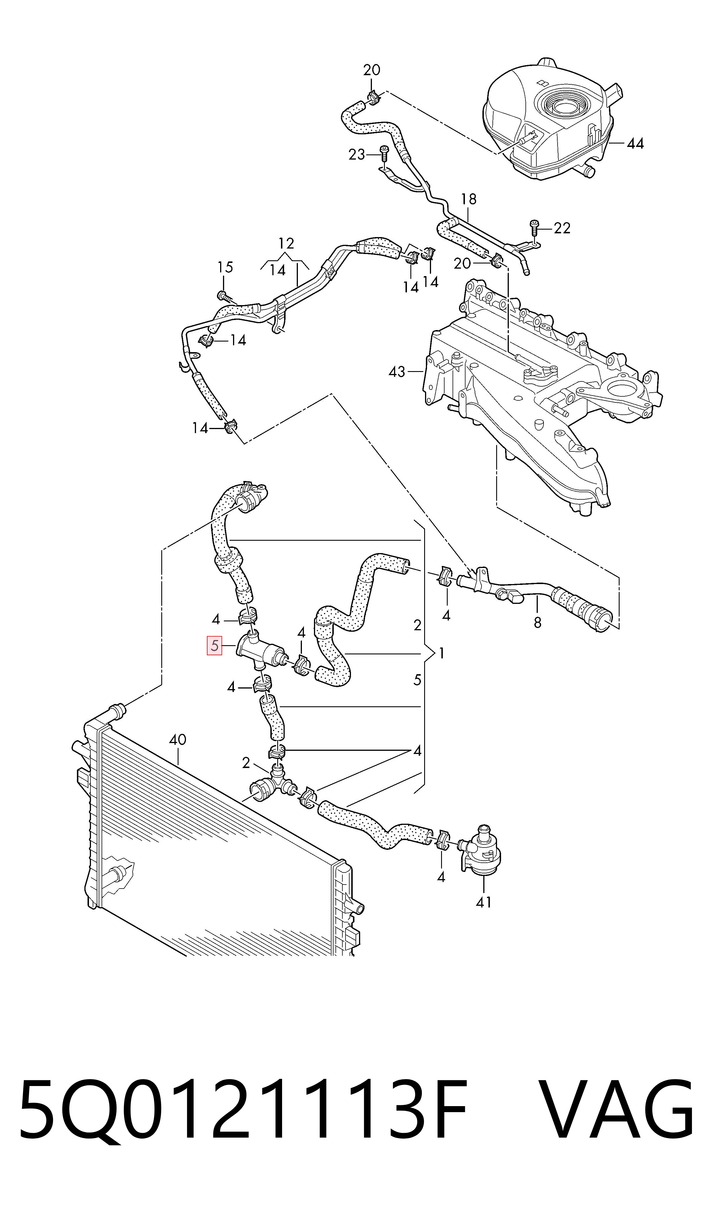 5Q0121113F VAG 