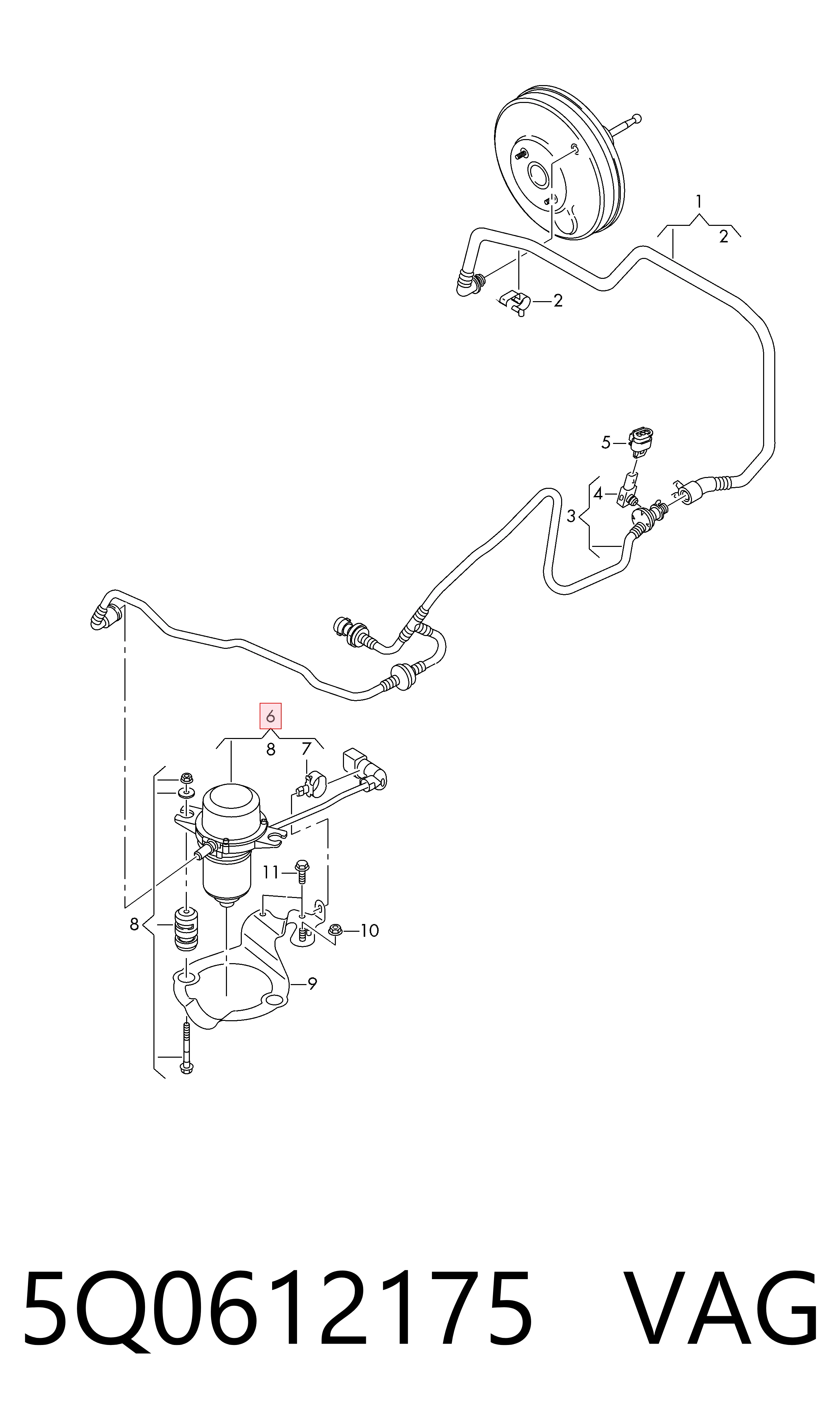 Насос вакуумний Volvo 30884444 ціна, від 175.15 USD