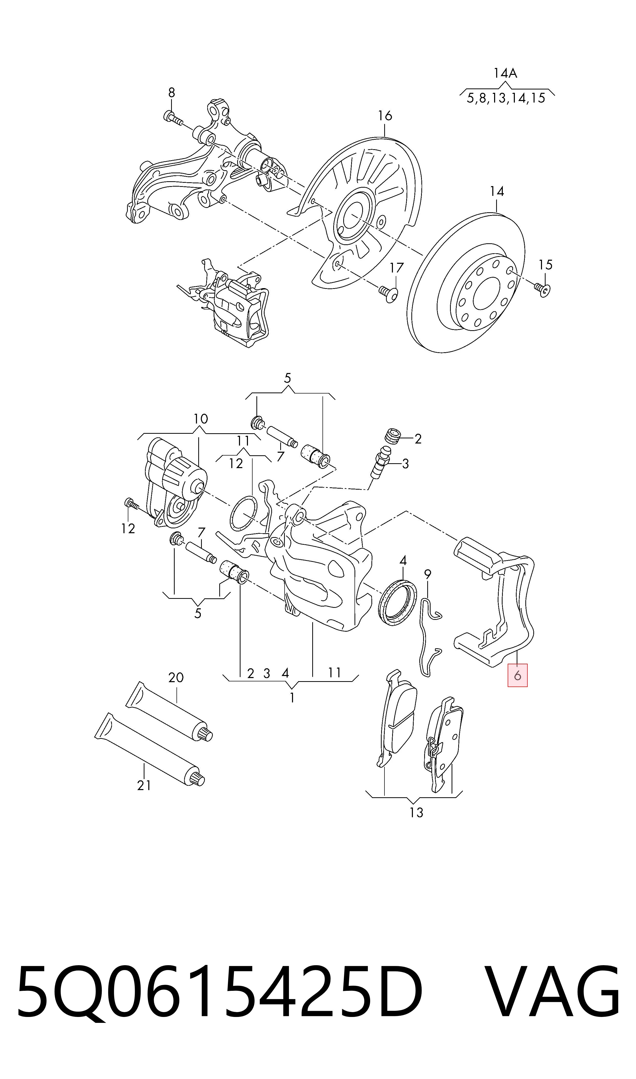 5Q0615425D VAG 