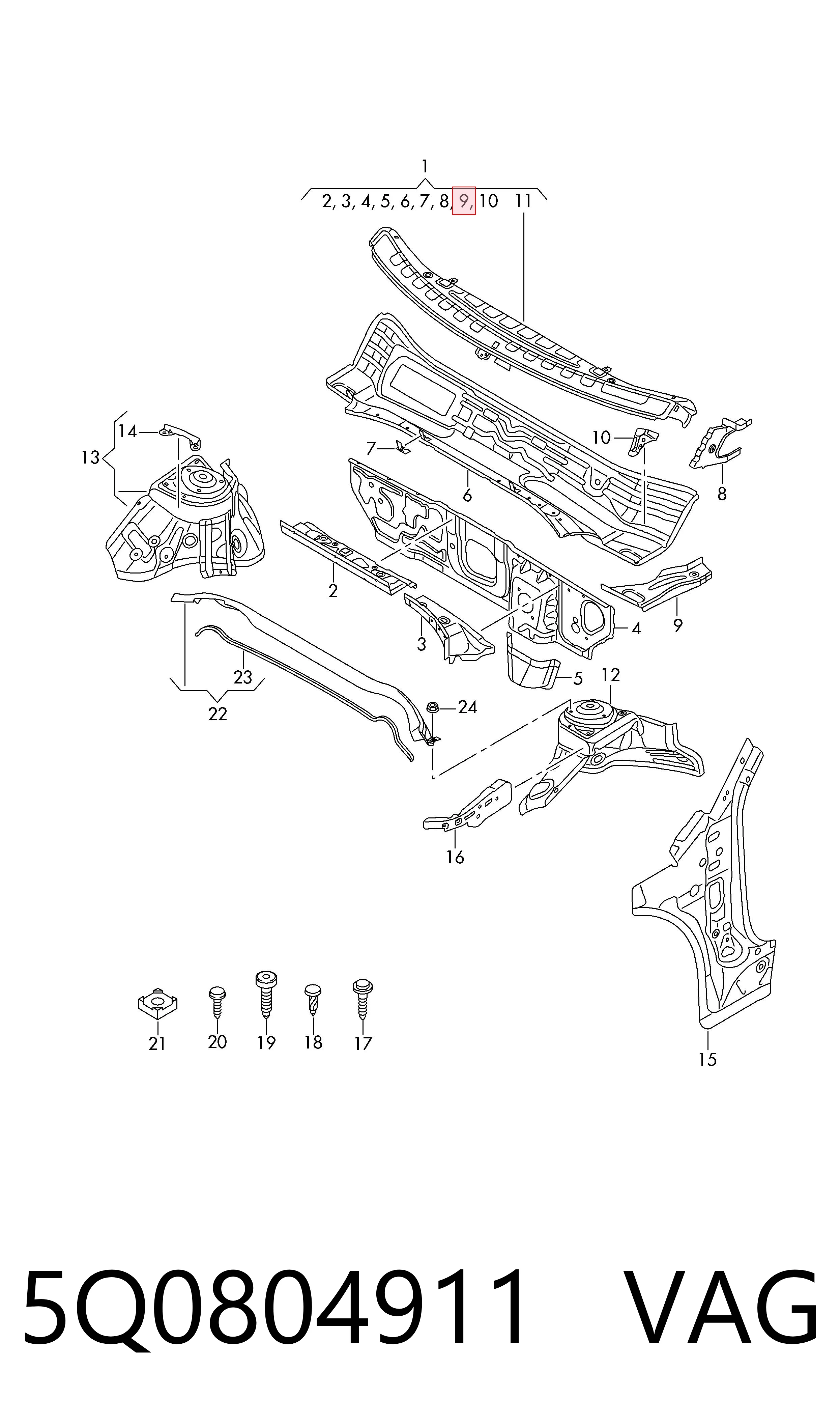 5Q0804911 VAG 