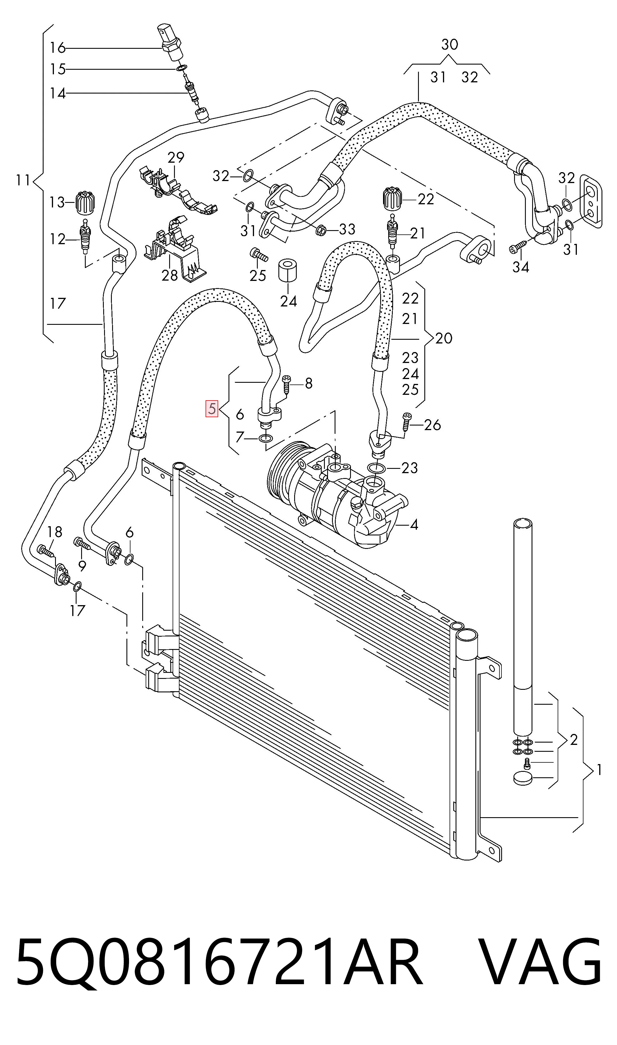 5Q0816721AR VAG 