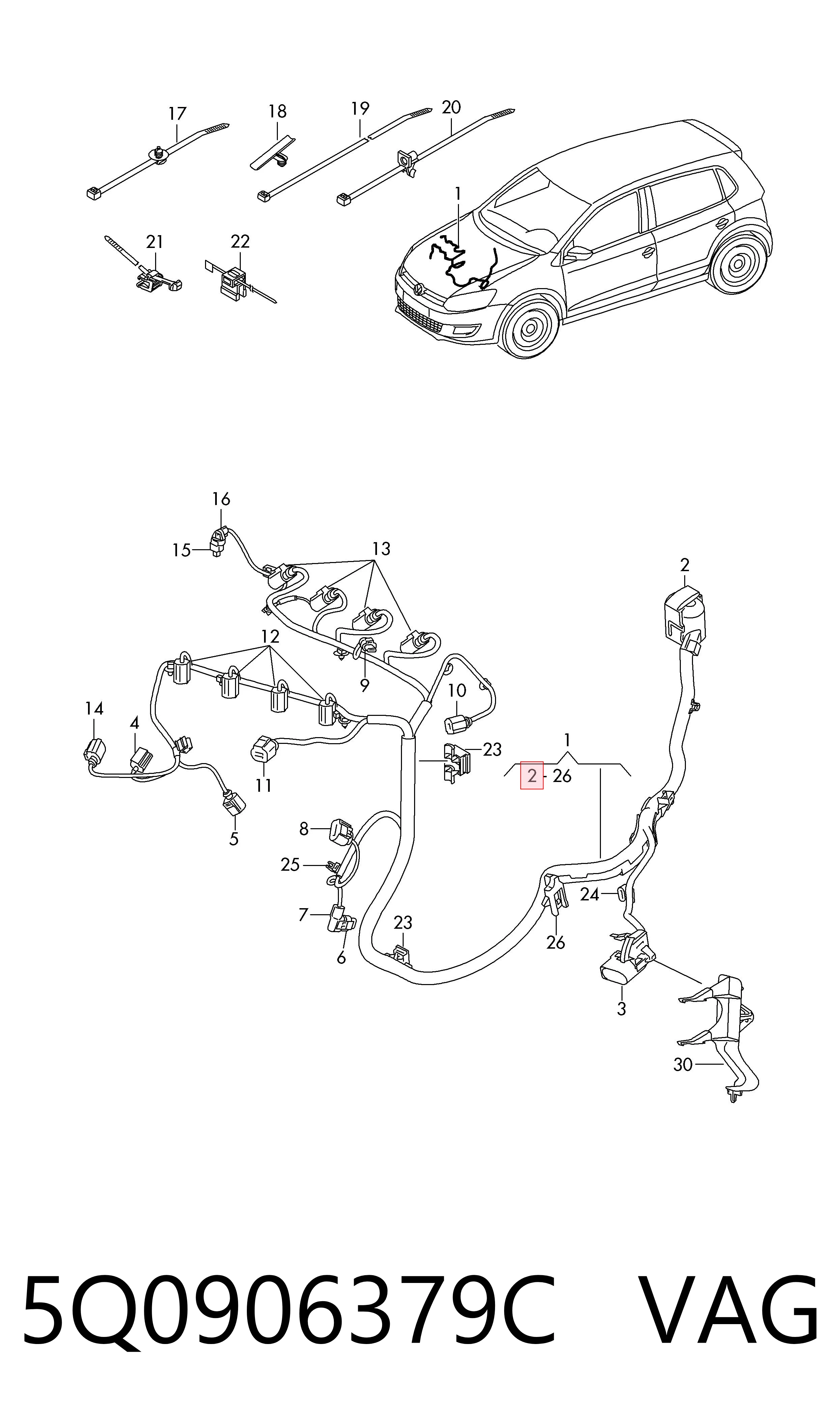 5Q0906379C VAG 