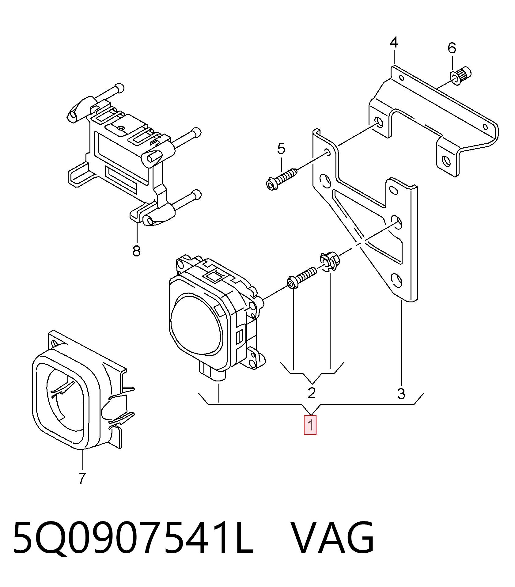 5Q0907541L VAG 