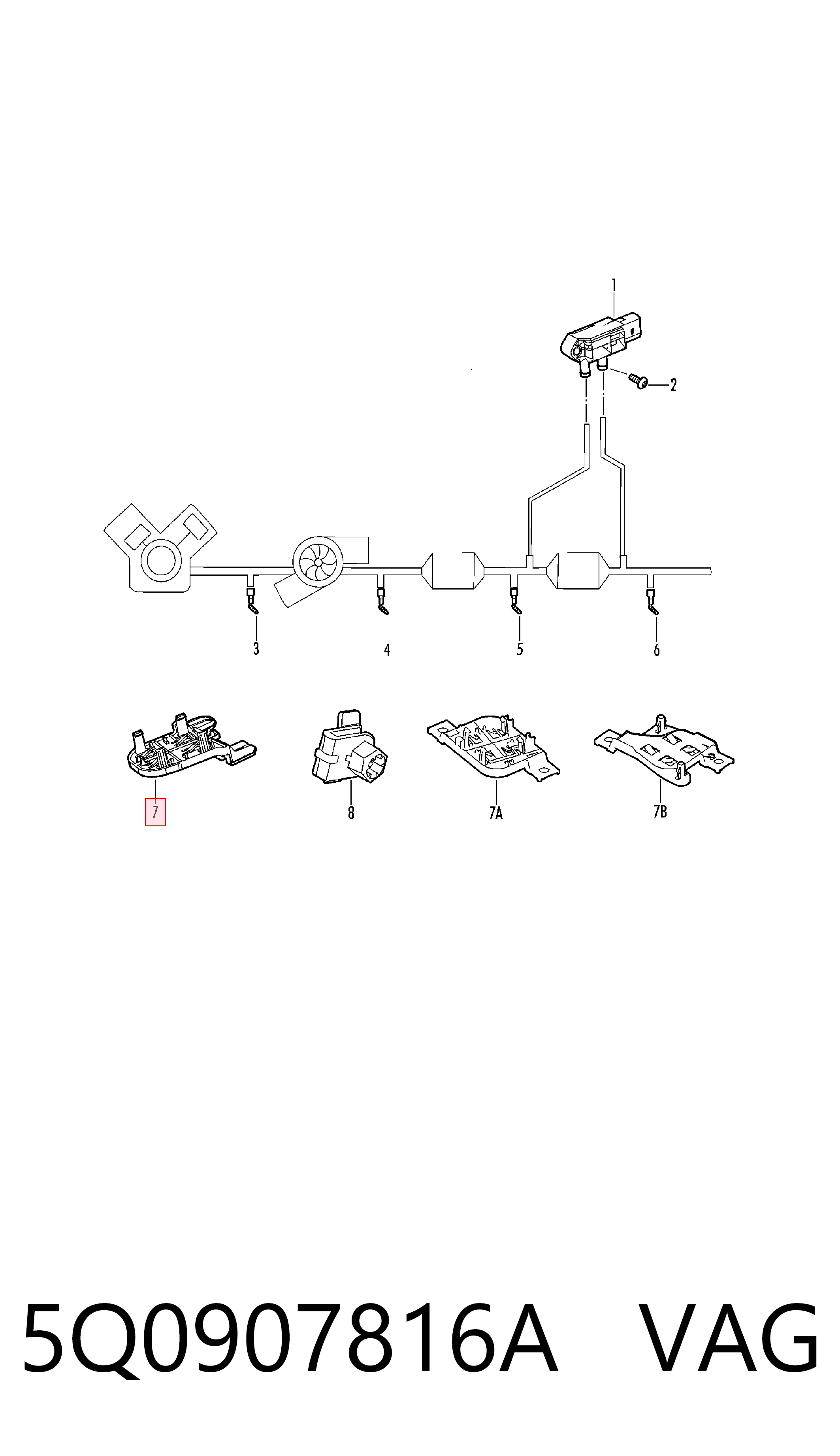 5Q0907816A VAG 