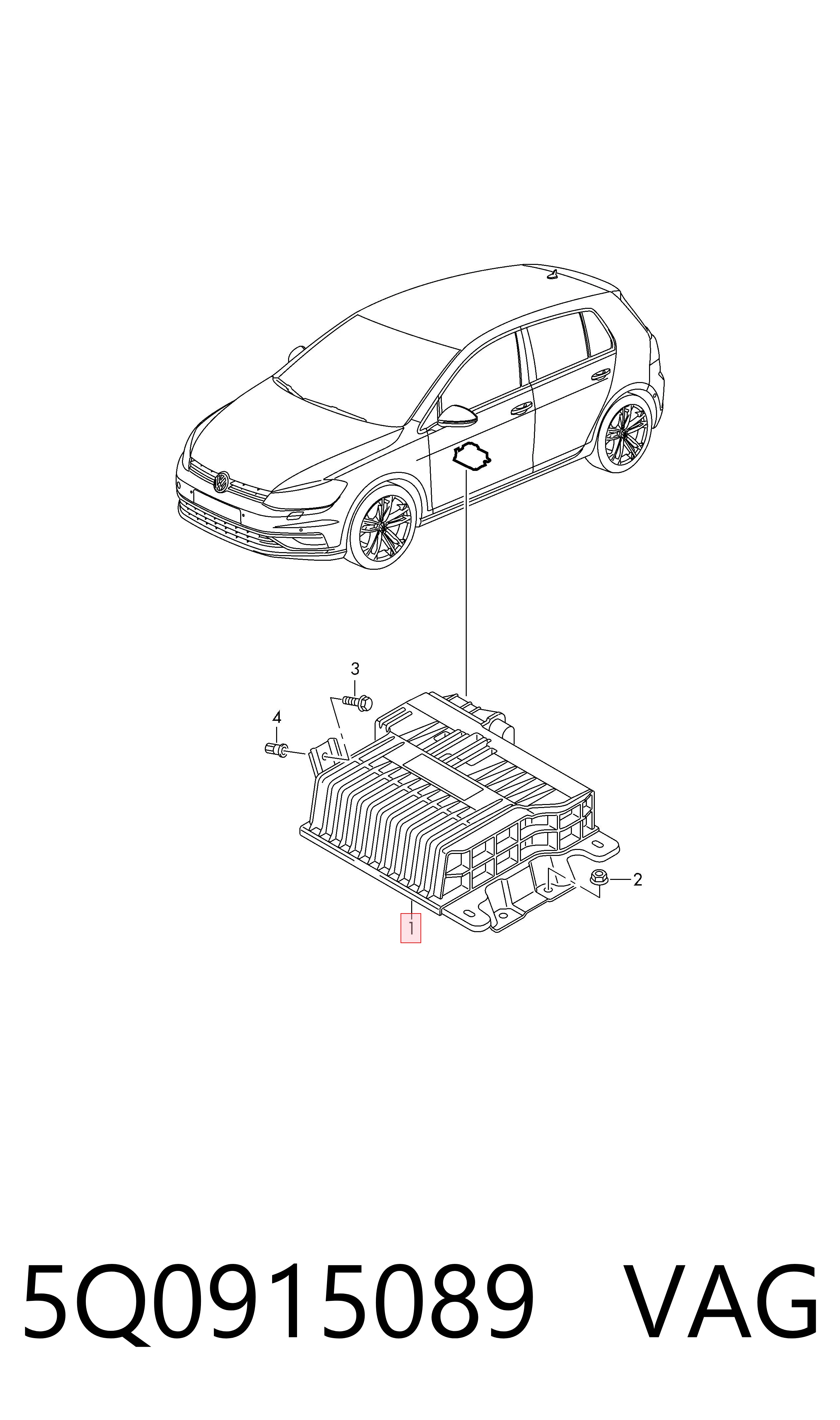 5Q0915089 VAG Авто акумулятор