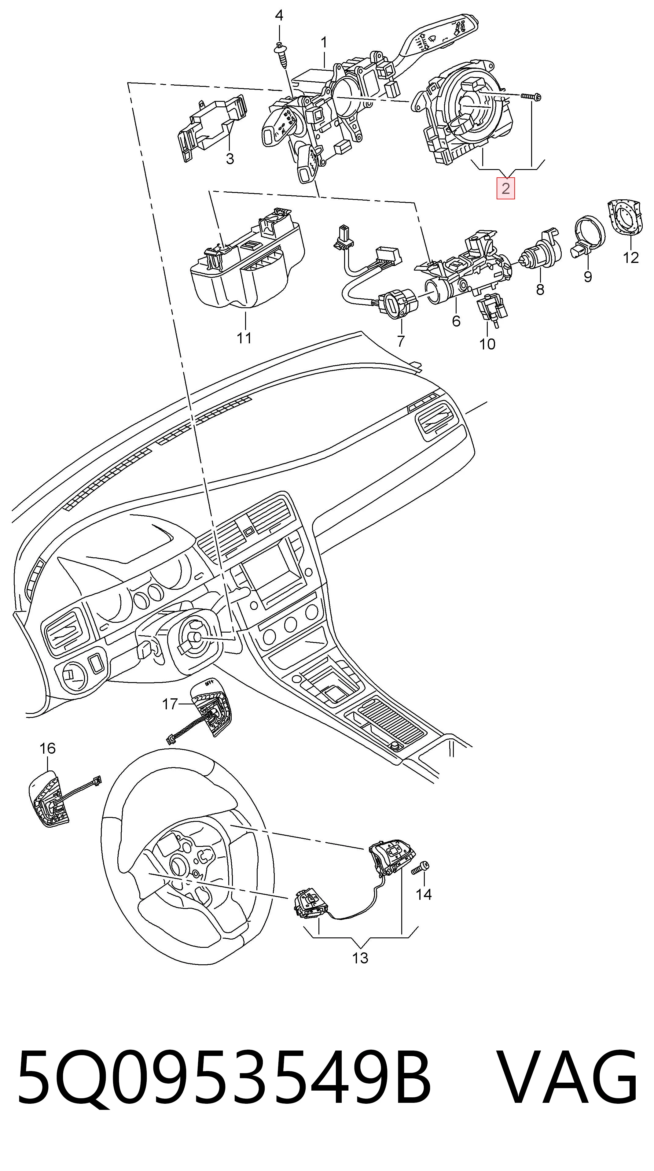 638457 Hans Pries (Topran) Шлейф Airbag