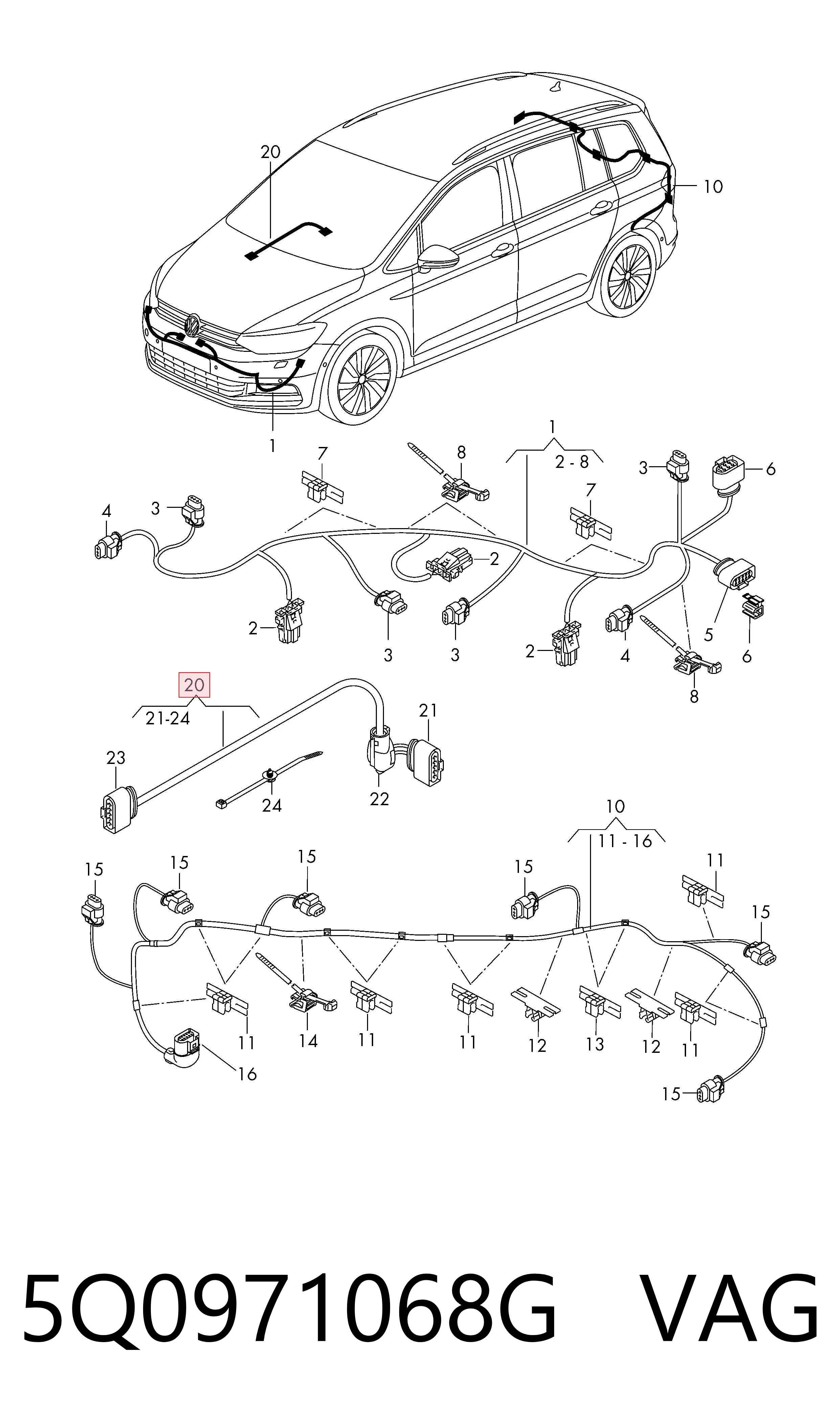  VAG 5Q0971068G ціна, від 24.83 USD