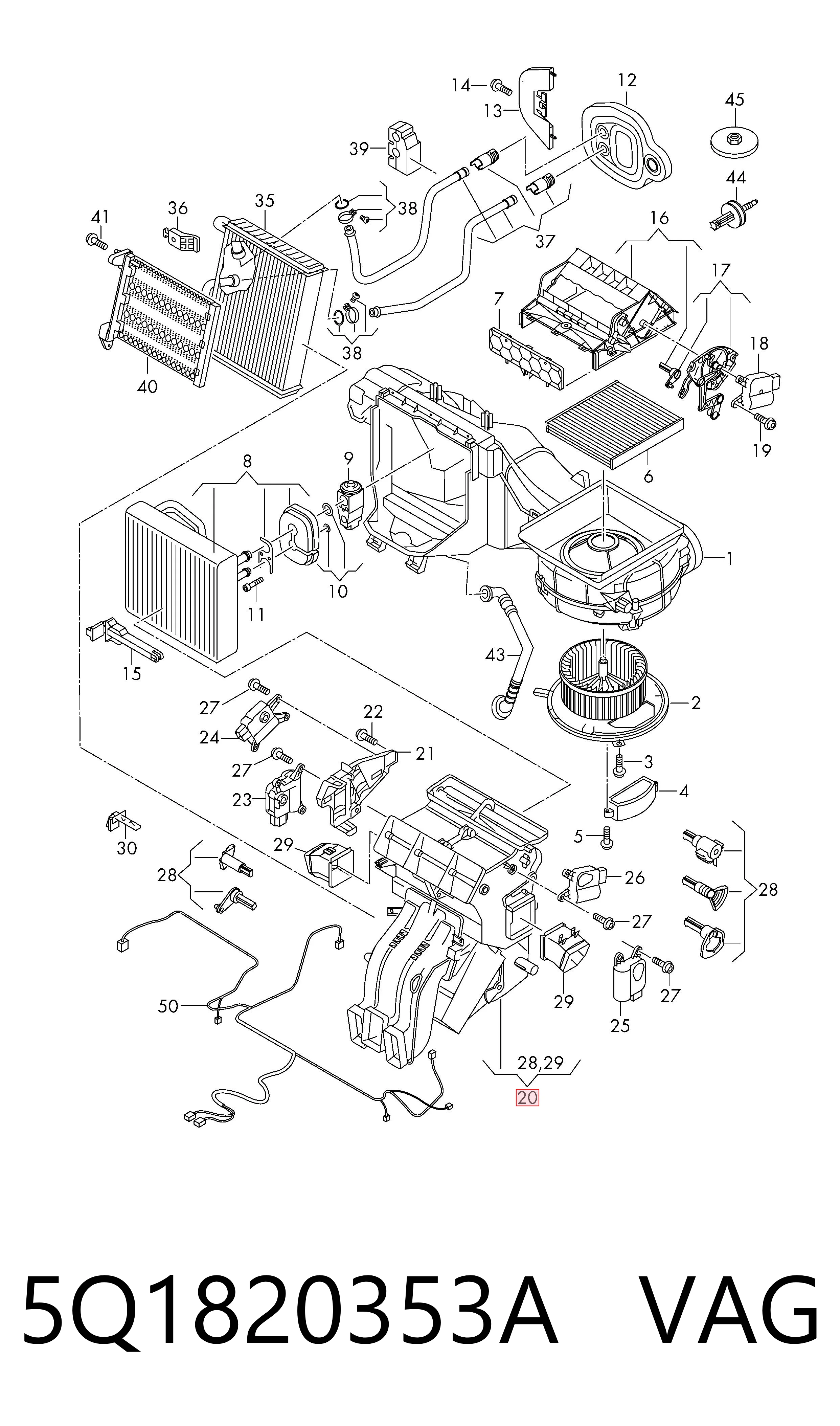 5Q1820353A VAG 