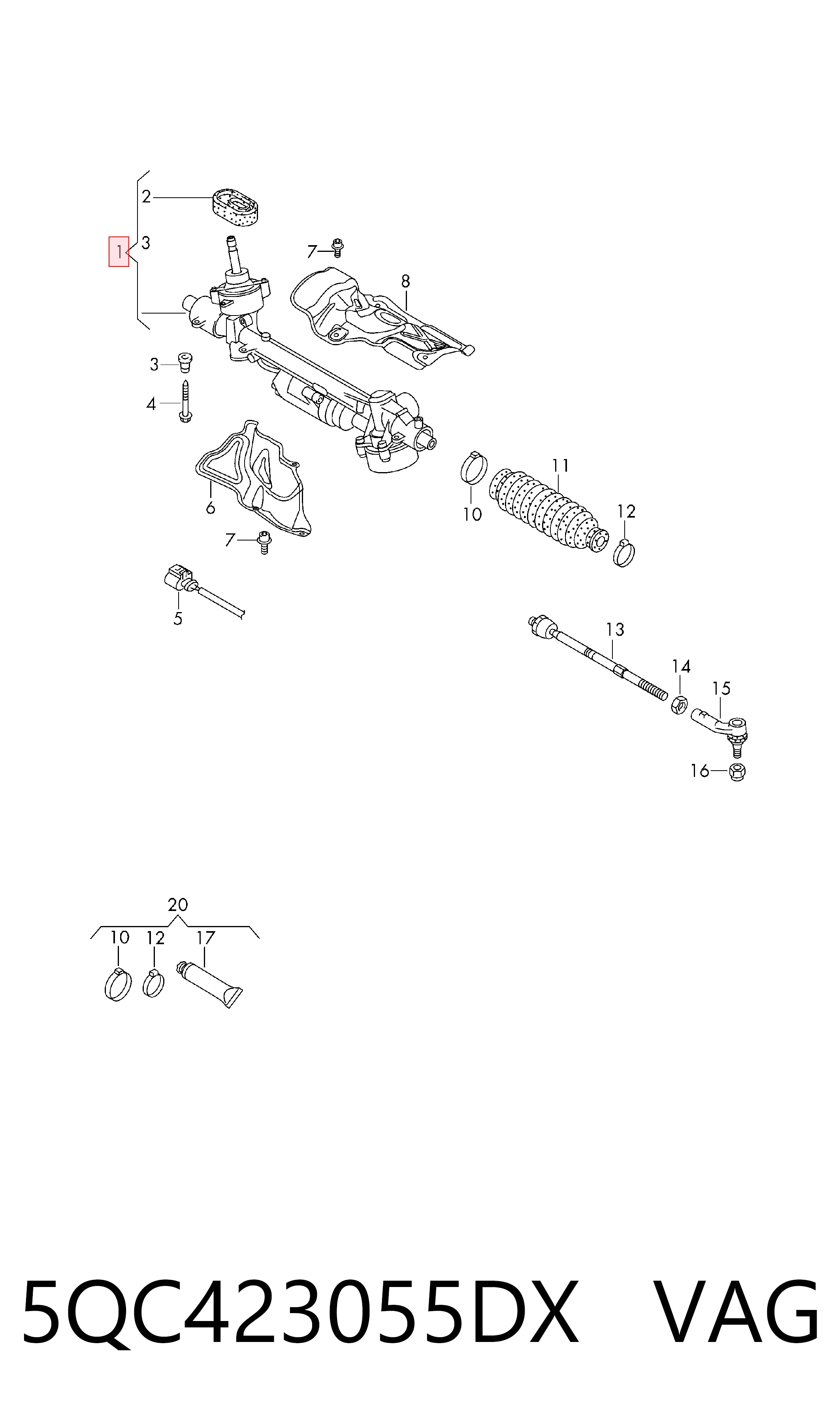5QC423055DX VAG