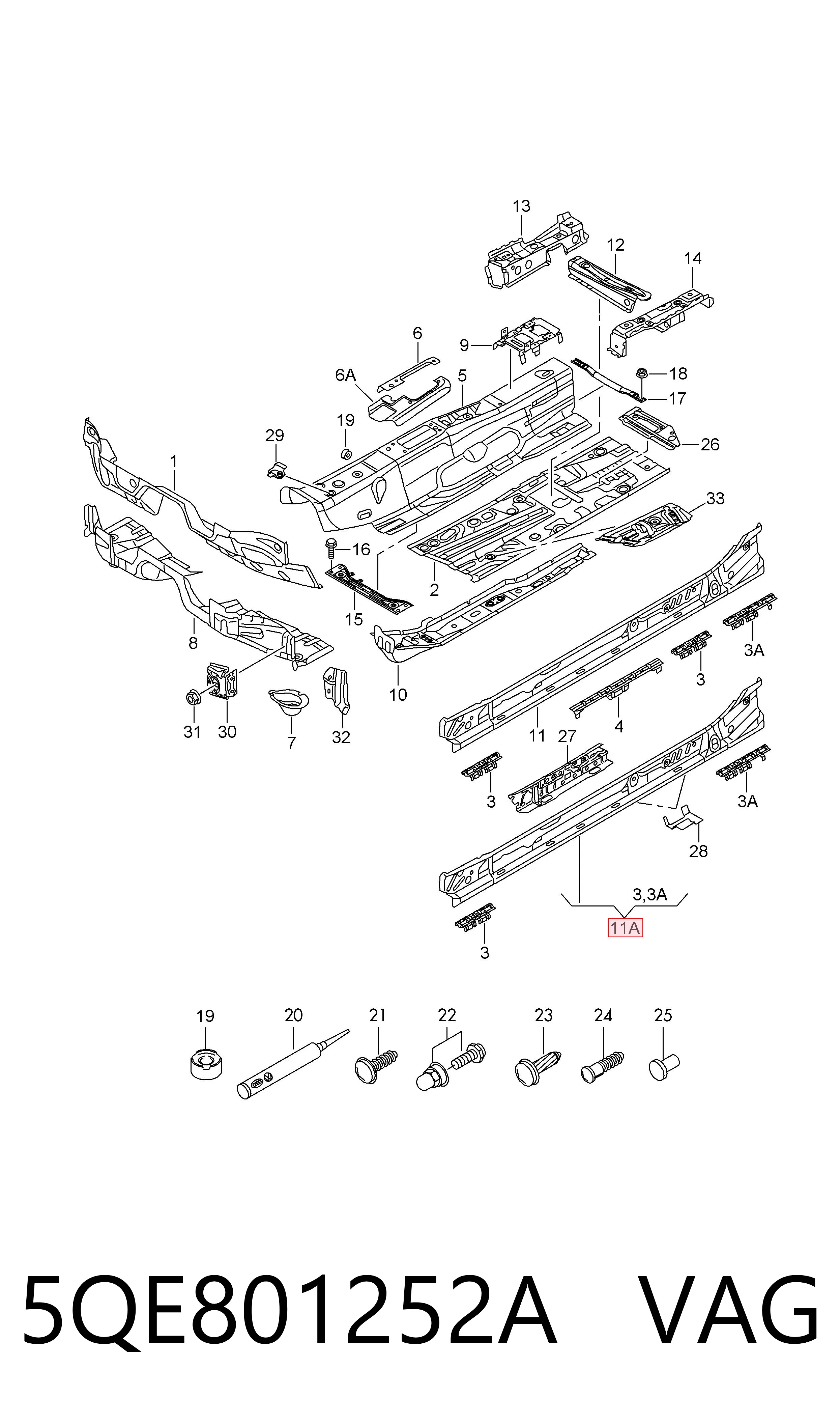 5QE801252A VAG 