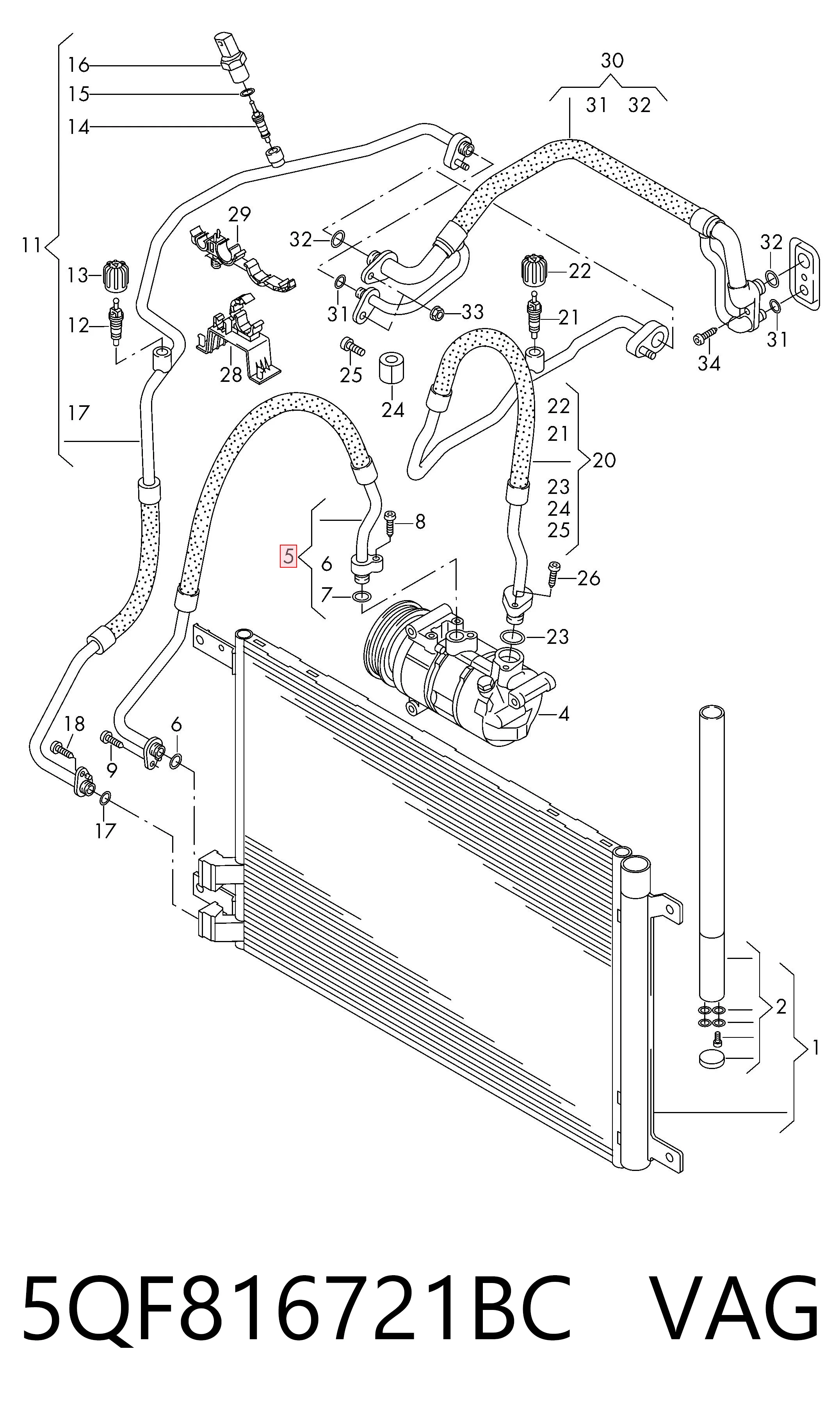5QF816721BC VAG 