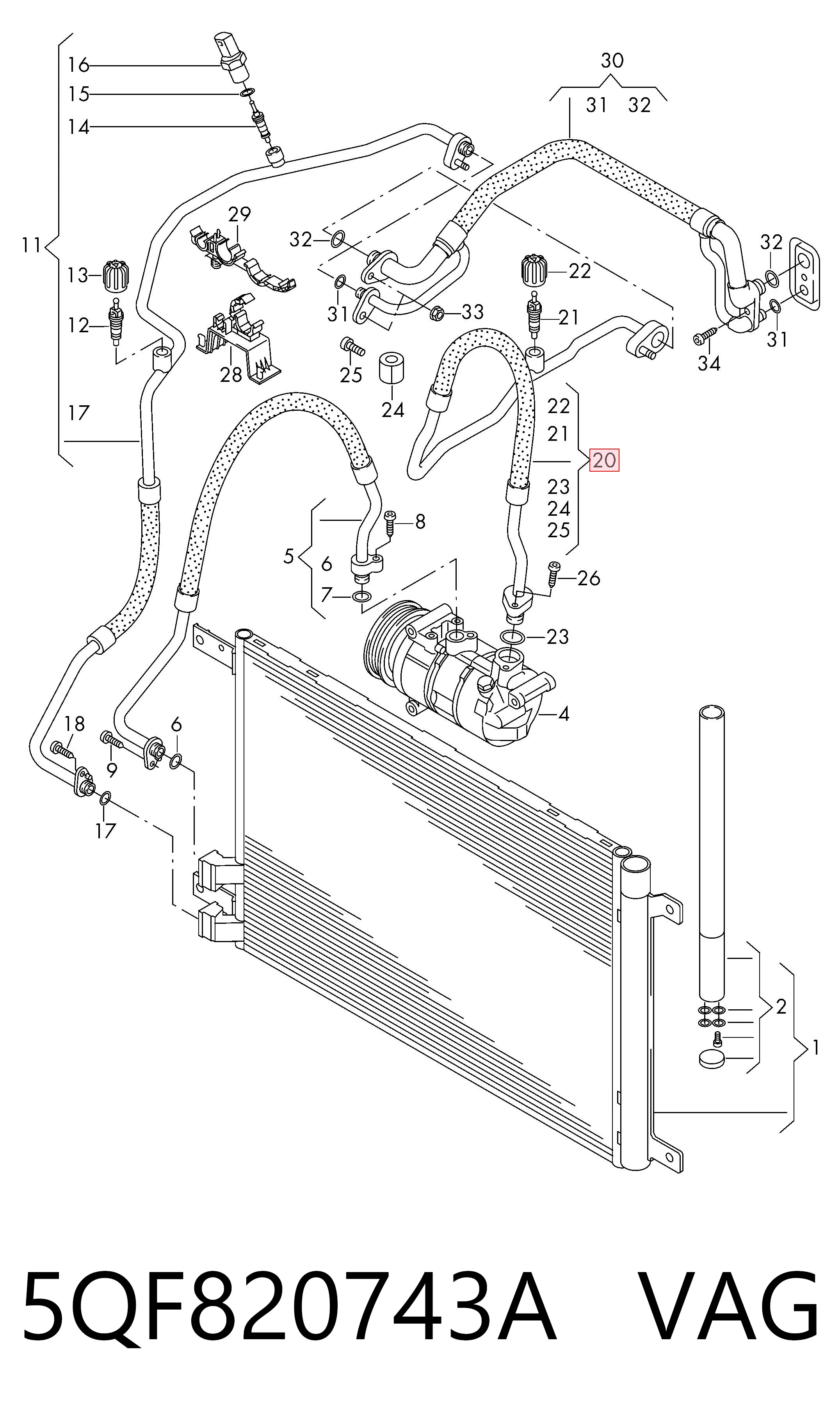 5QF820743A VAG 