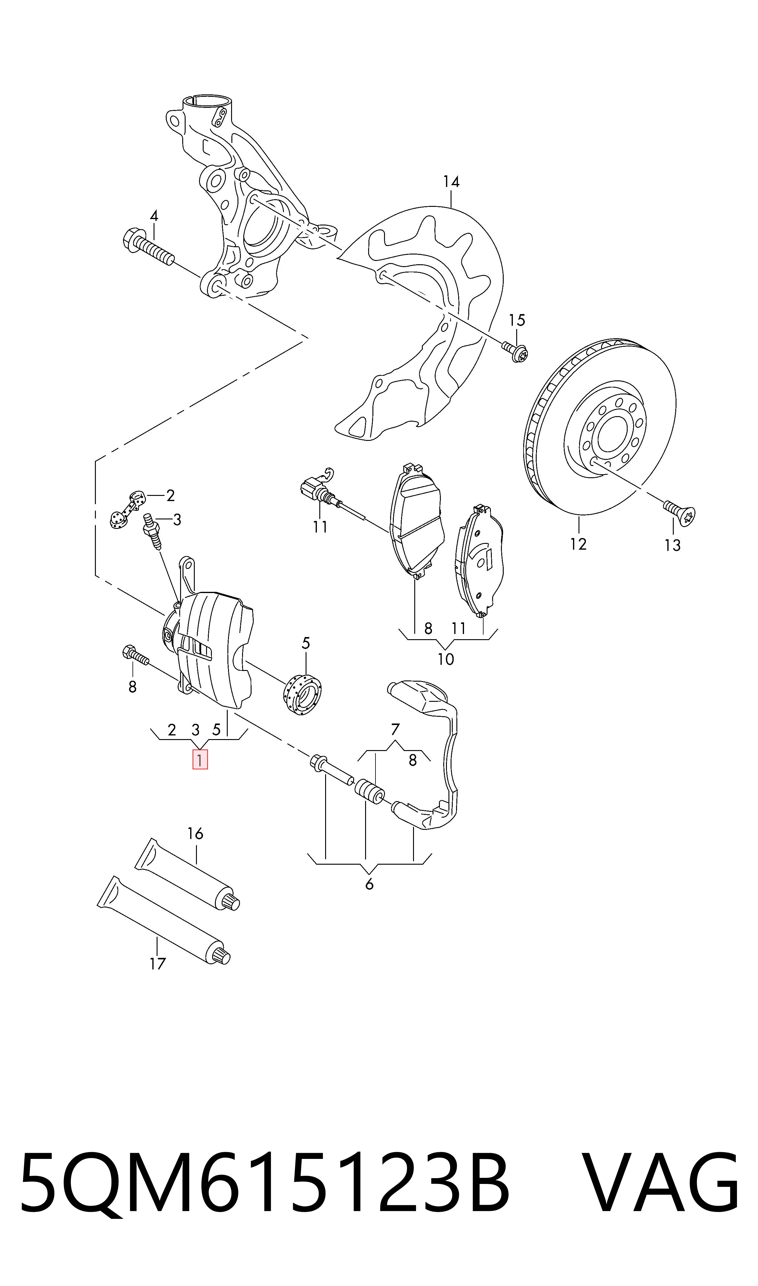 5QM615123B VAG 