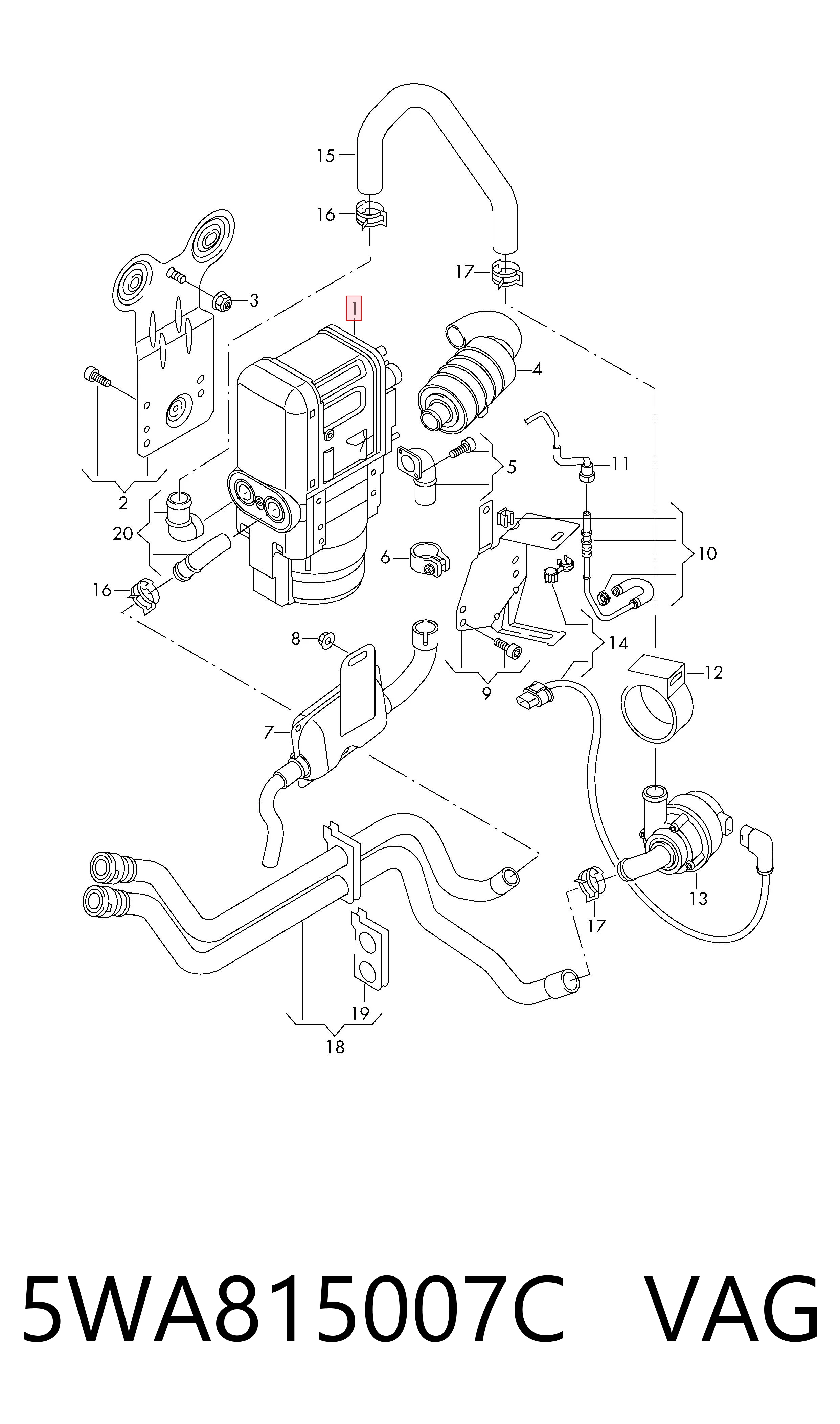 5WA815007C VAG 