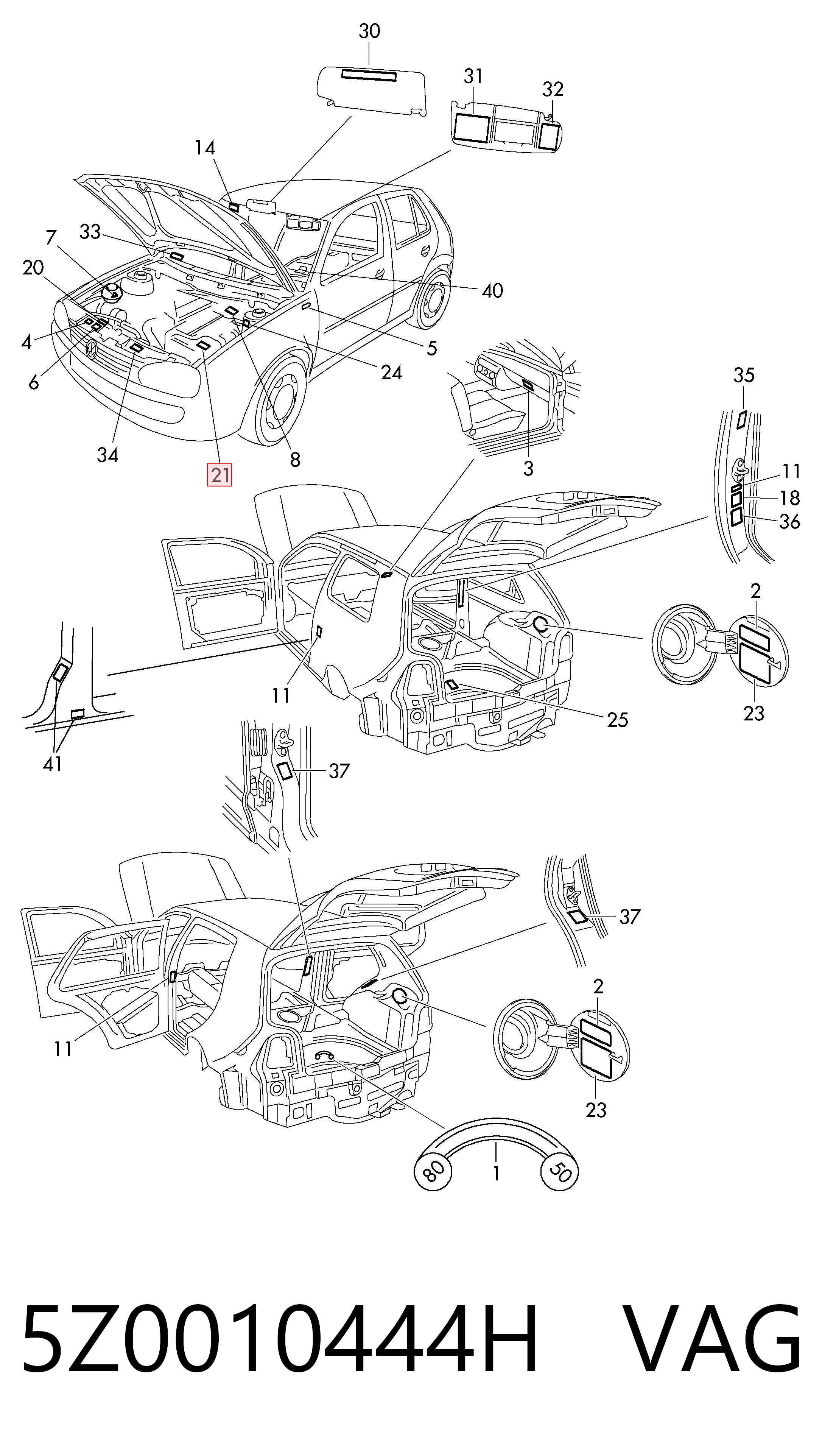 5Z0010444H VAG 