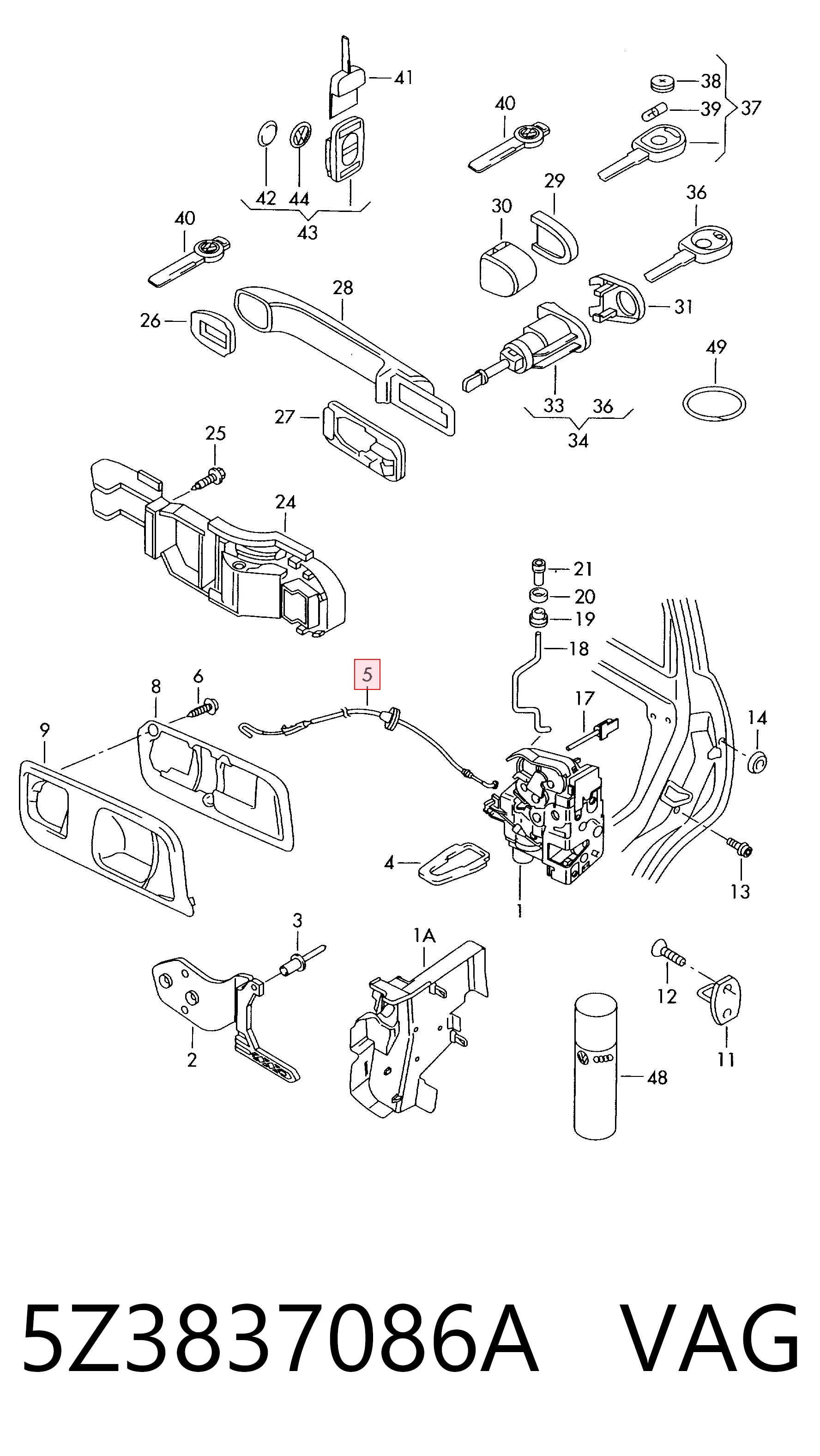 5Z3837086A VAG 