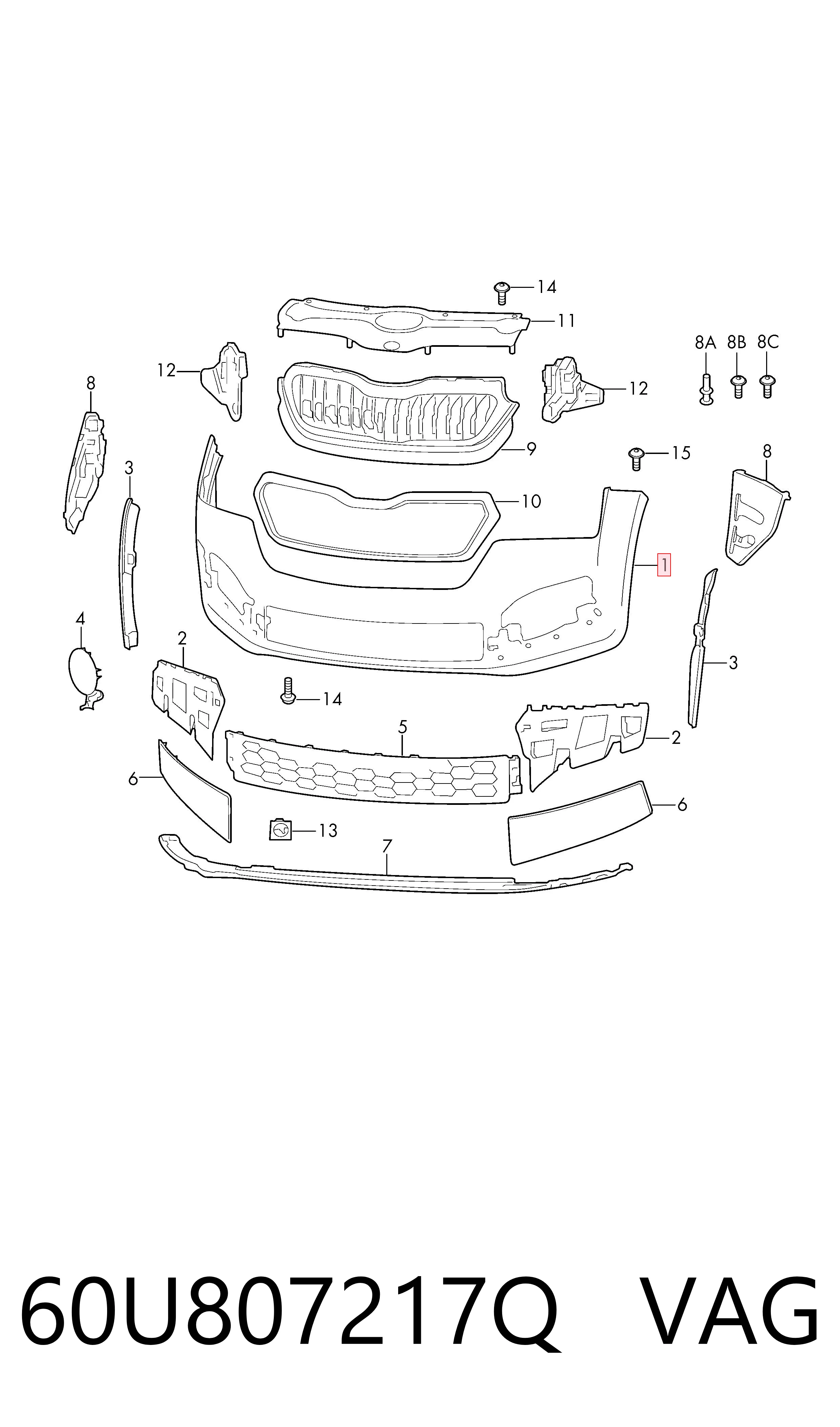 Бампер на авто AND 30807447 ціна, від 76.94 USD