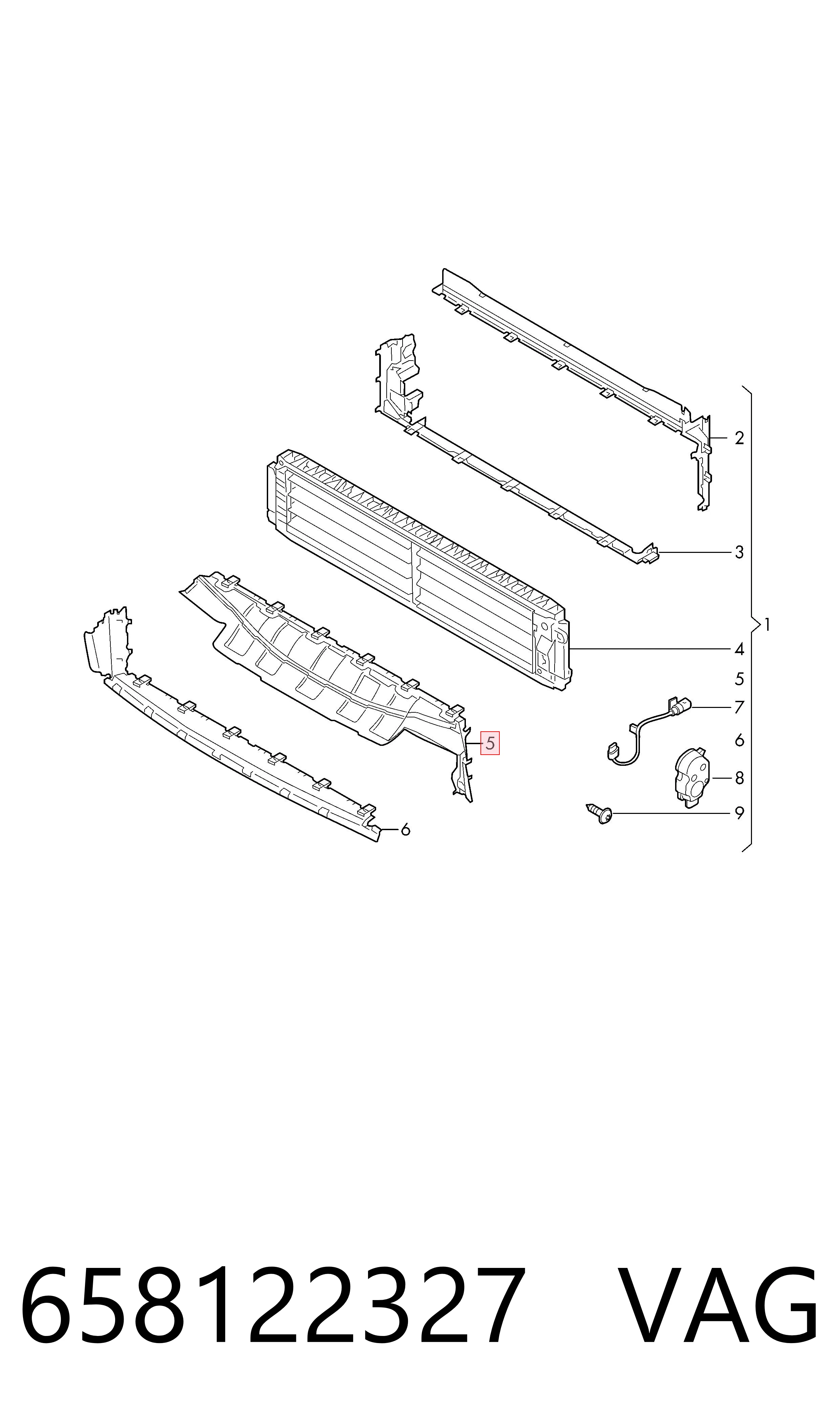  VAG 658122327 ціна, від 39.08 USD