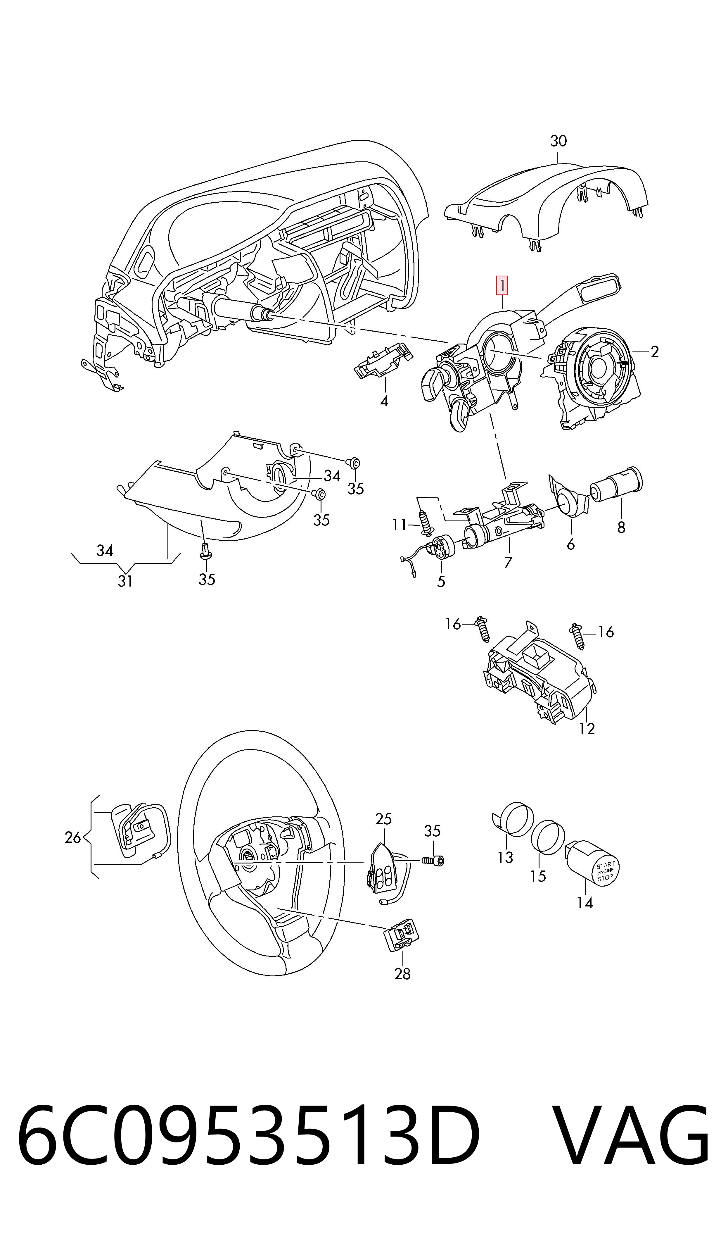 6C0953513D VAG