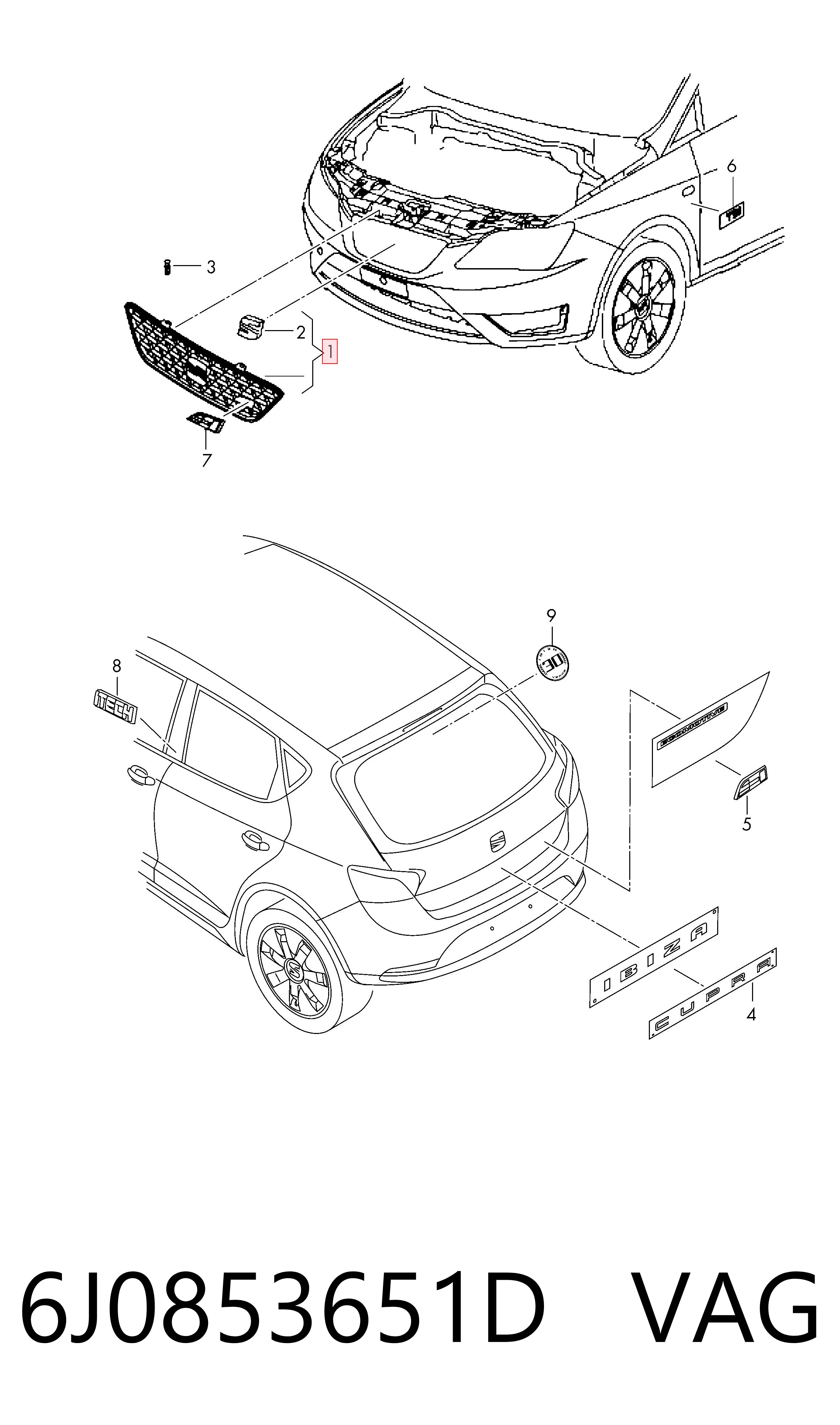 Облицювання радіатора Polcar 67B105J ціна, від 34.87 USD