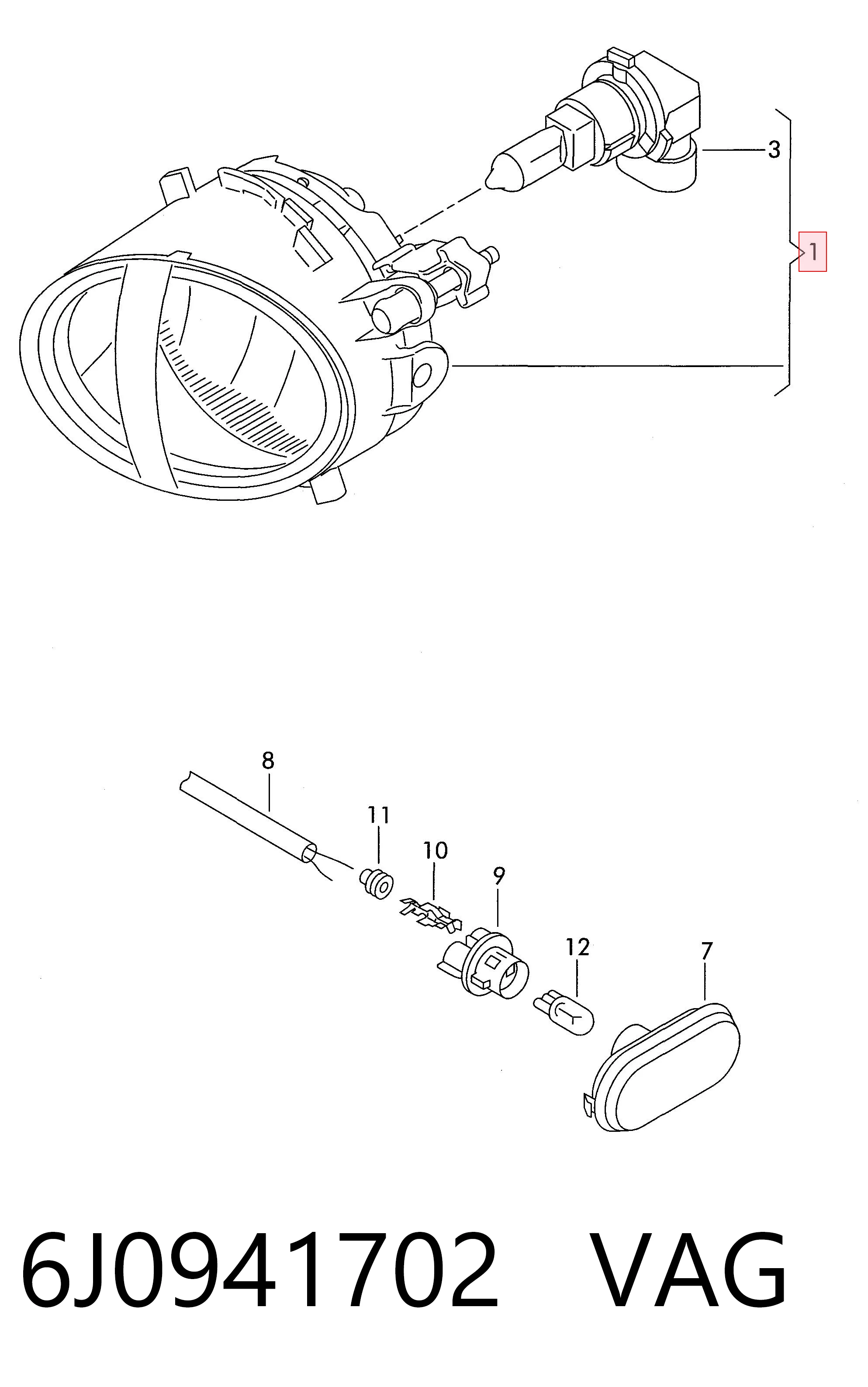 Туманка права Polcar 673230H ціна, від 20.04 USD