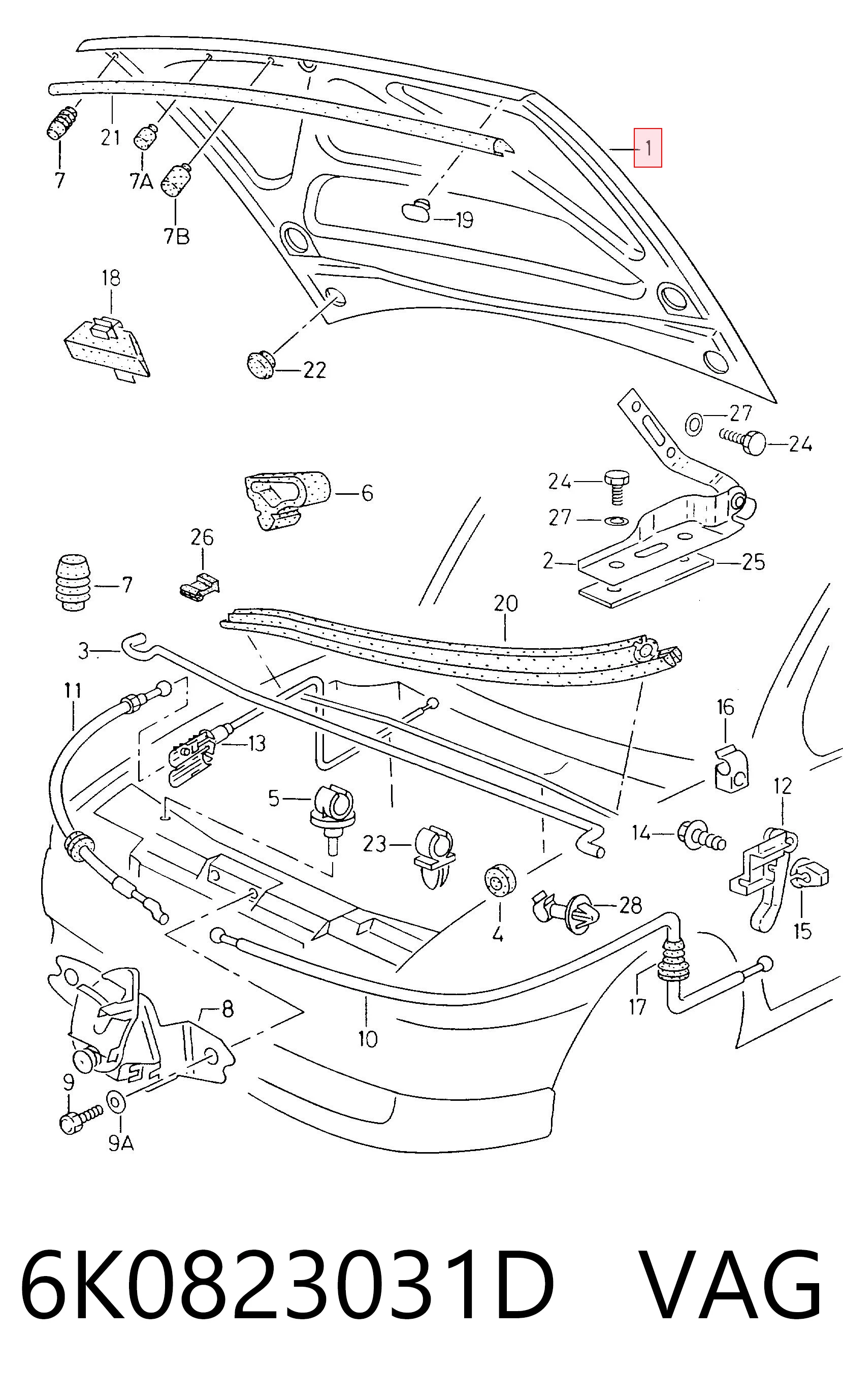 Купити Капот Seat Cordoba  6K2, C2