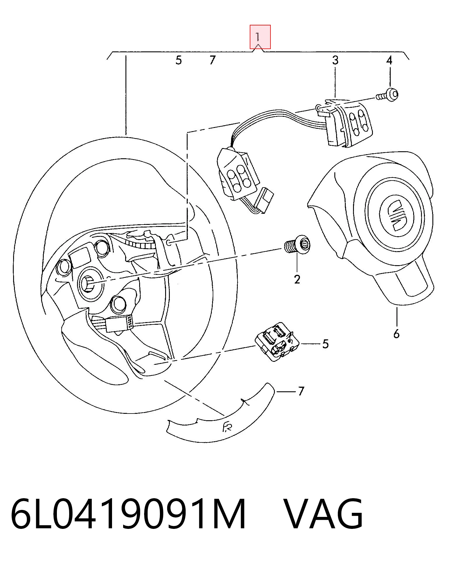 Рульове колесо на Seat Cordoba  6L2