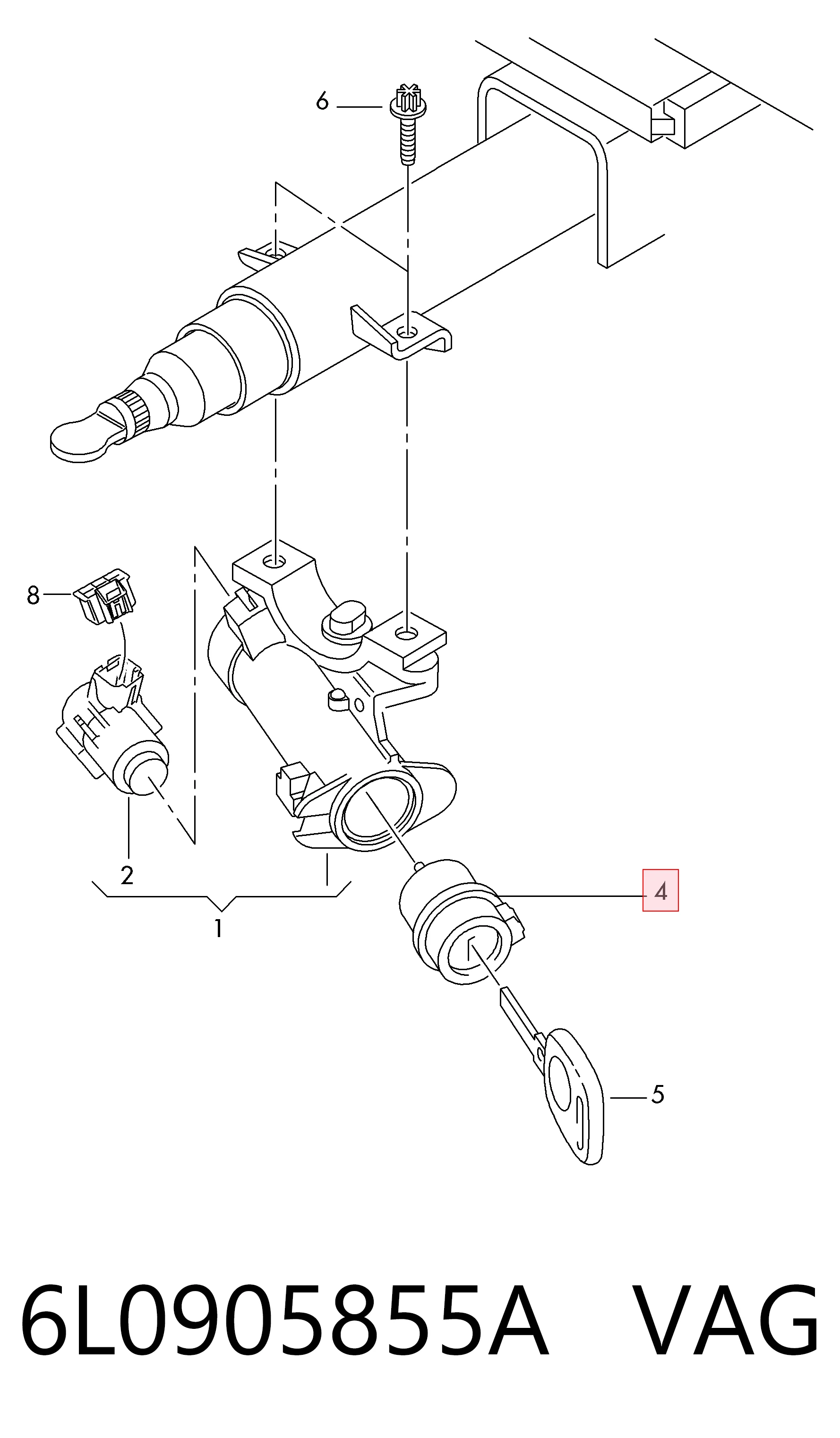 6L0905855A VAG 
