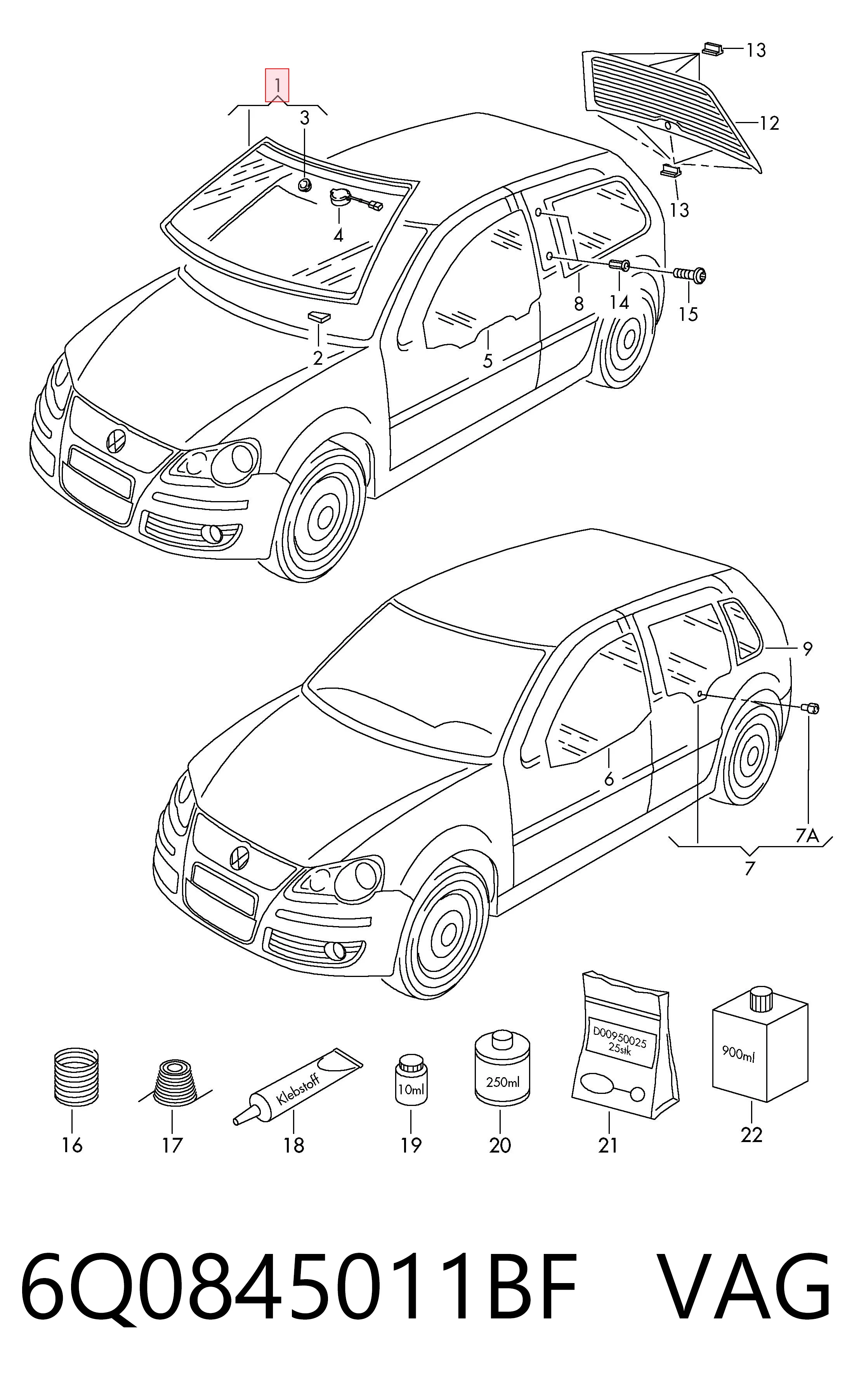 6Q0845011BF VAG