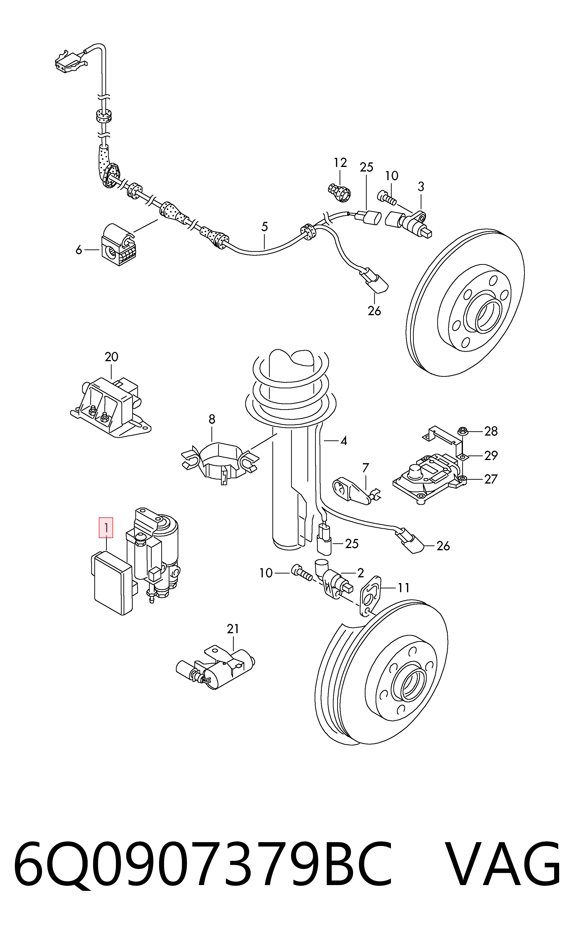 265222006 Bosch Блок управління АБС (ABS)