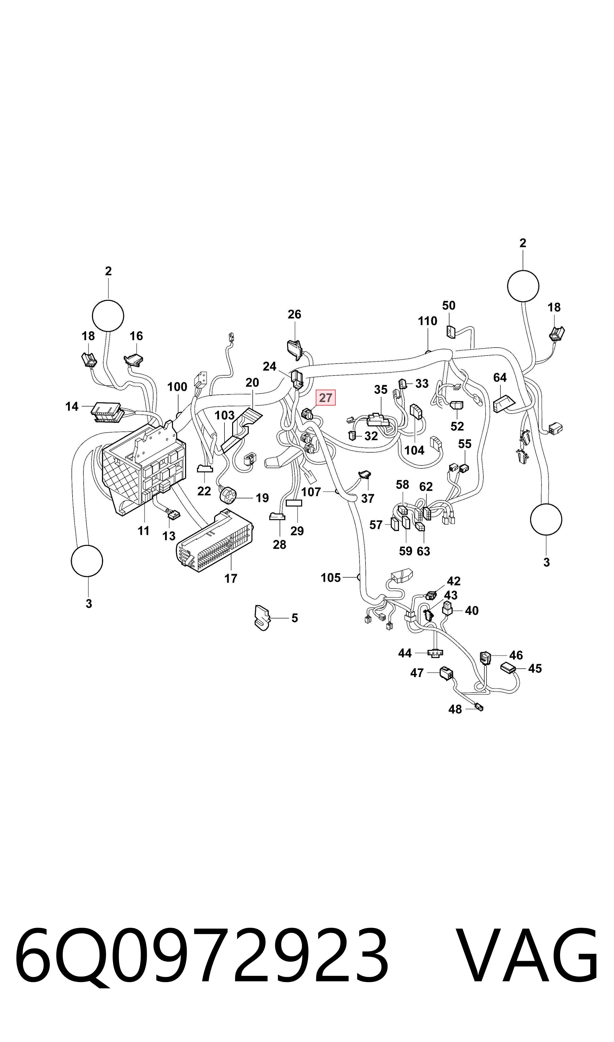 6Q0972923 VAG 