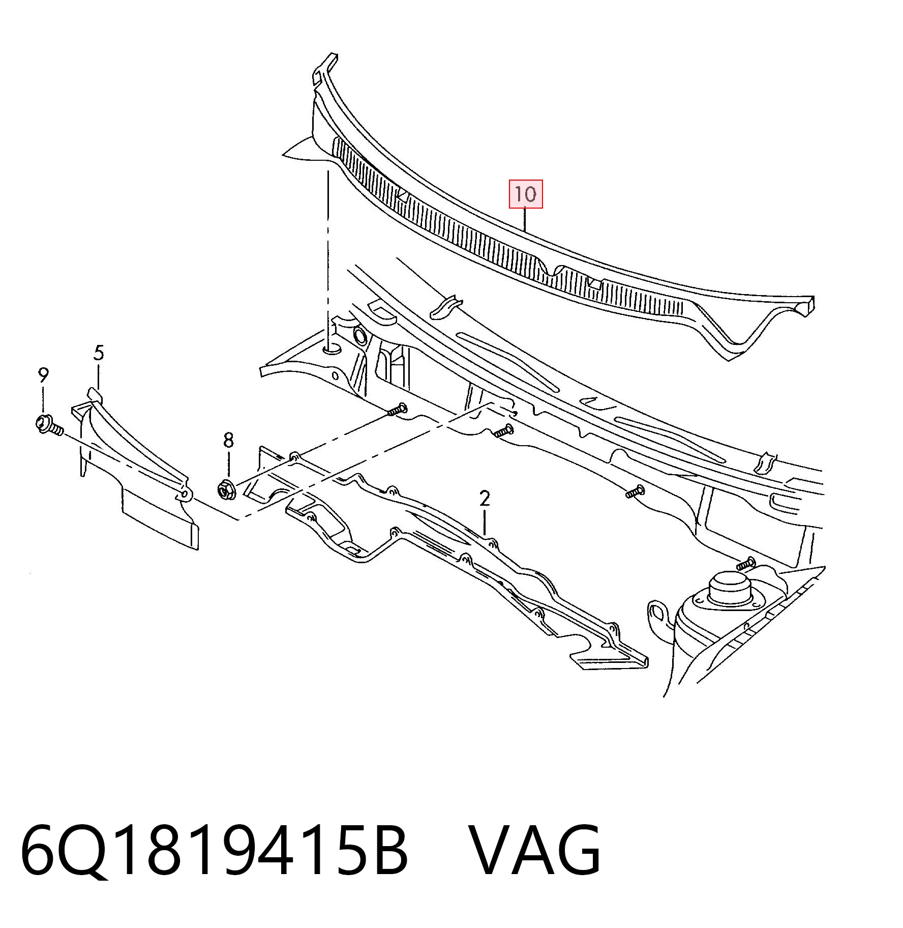 6Q1819415B VAG