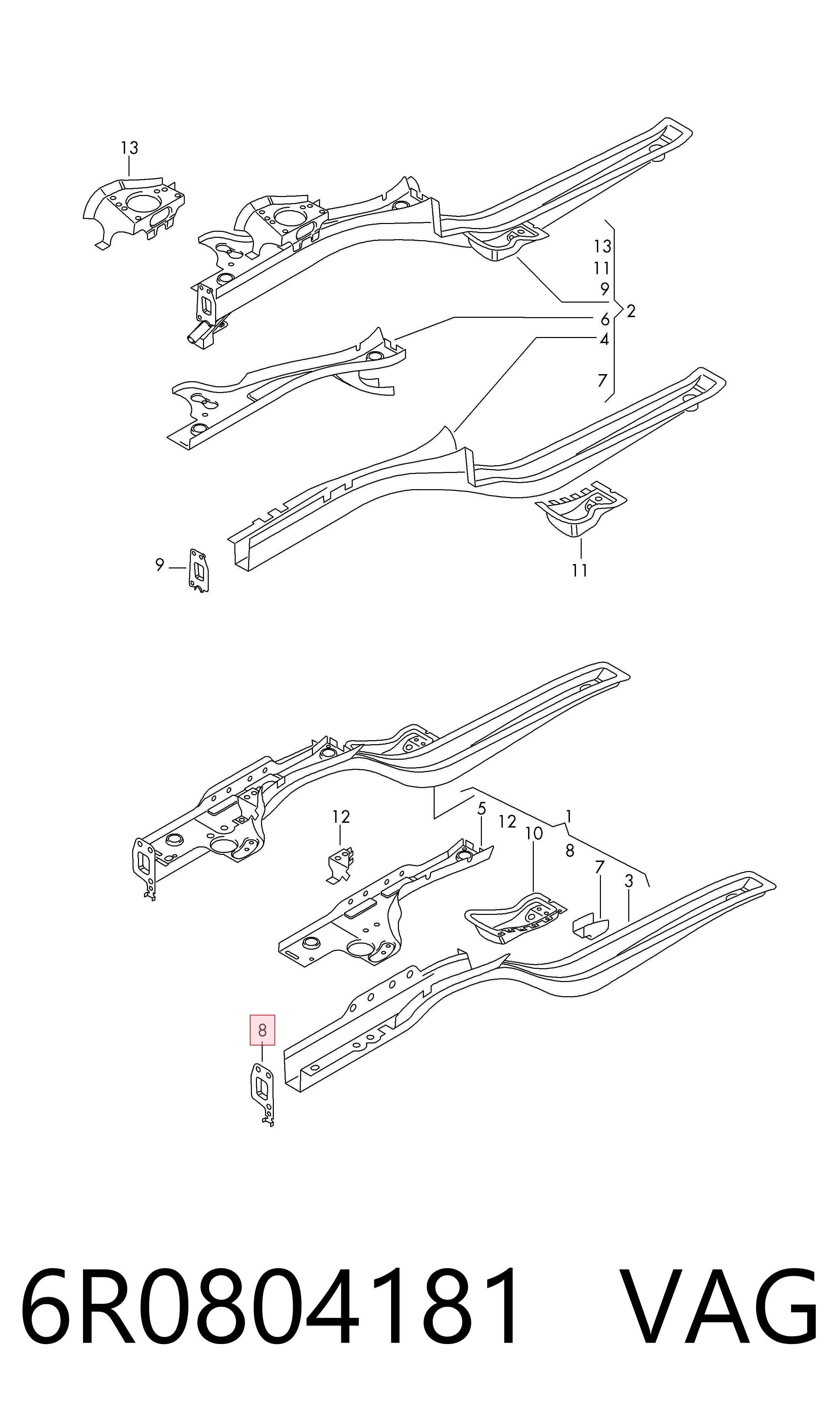 Купити 6R0804181 VAG 