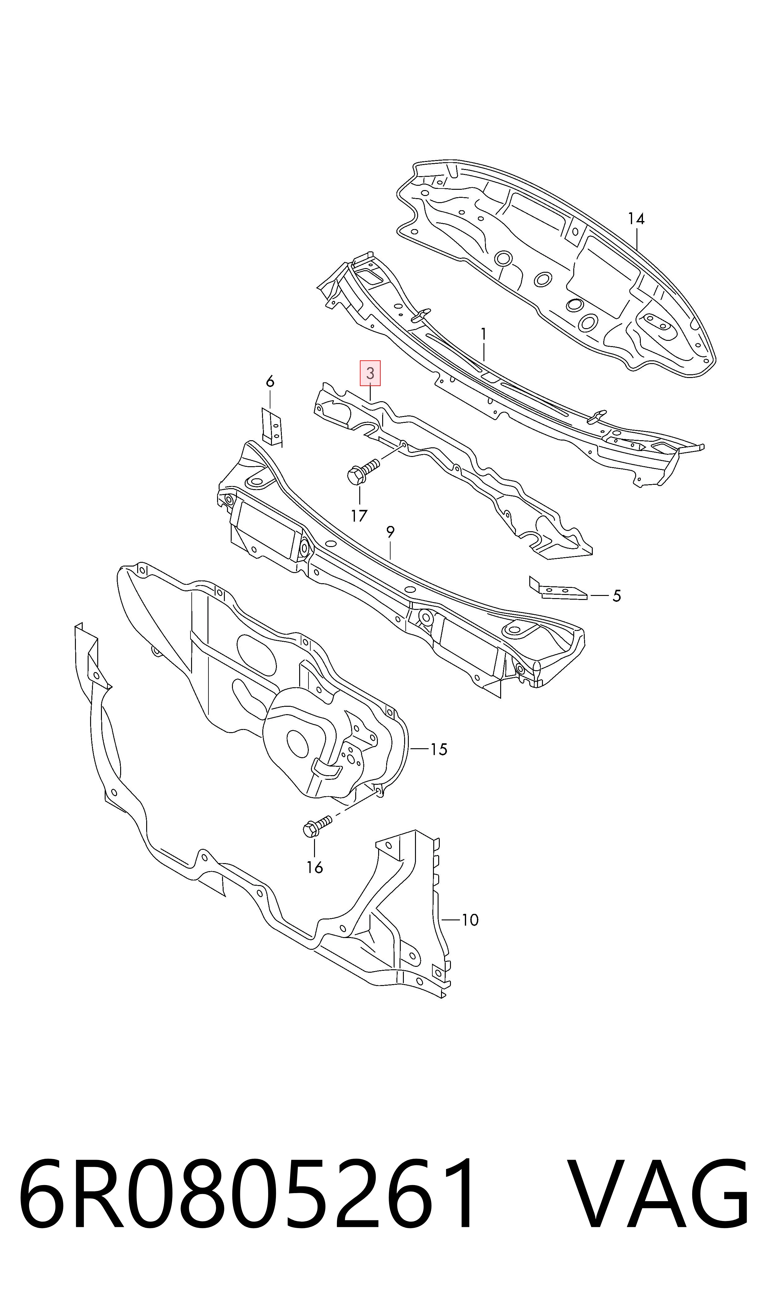 6R0805261 VAG 