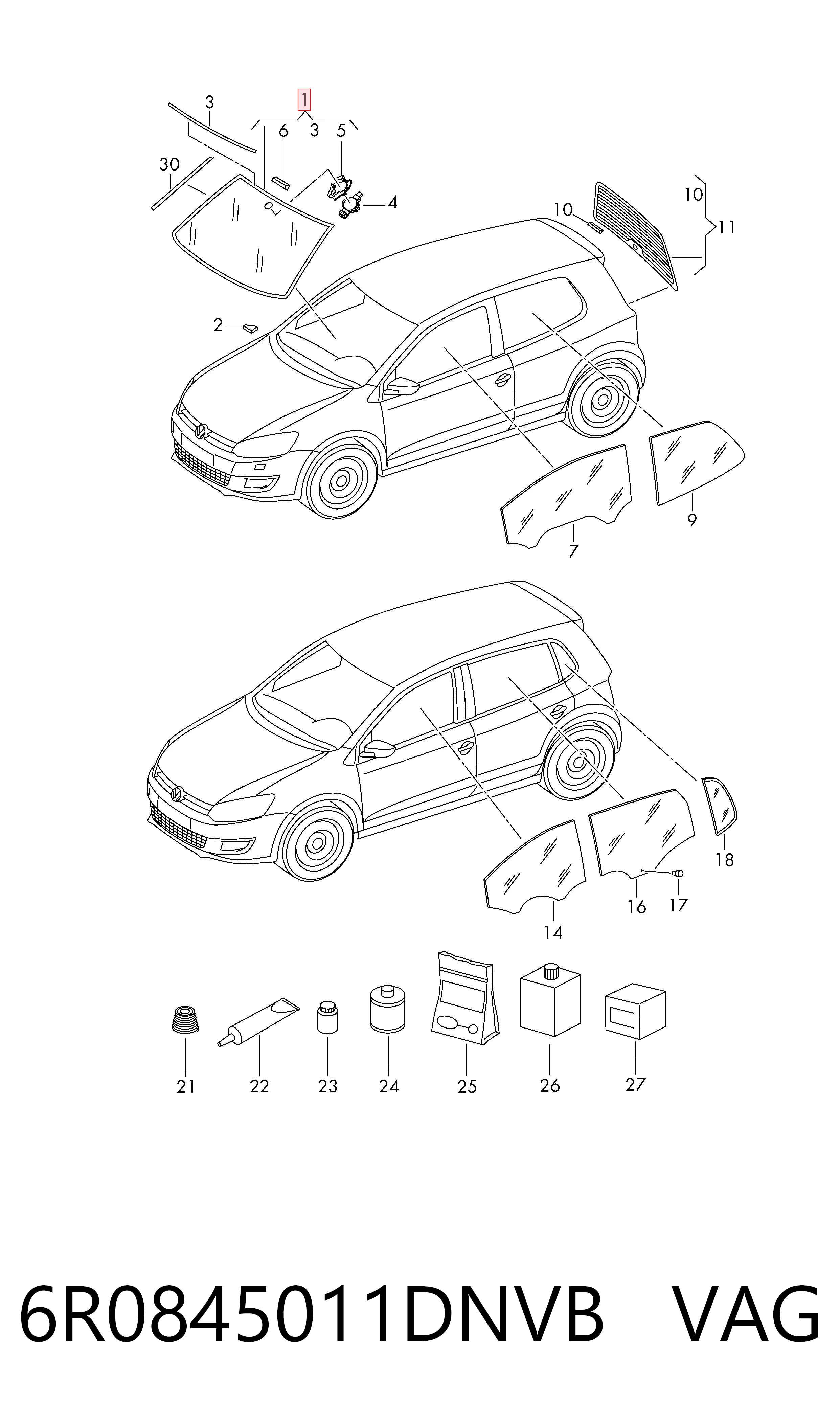 Автоскло Pilkington AB58619A ціна, від 78.62 USD