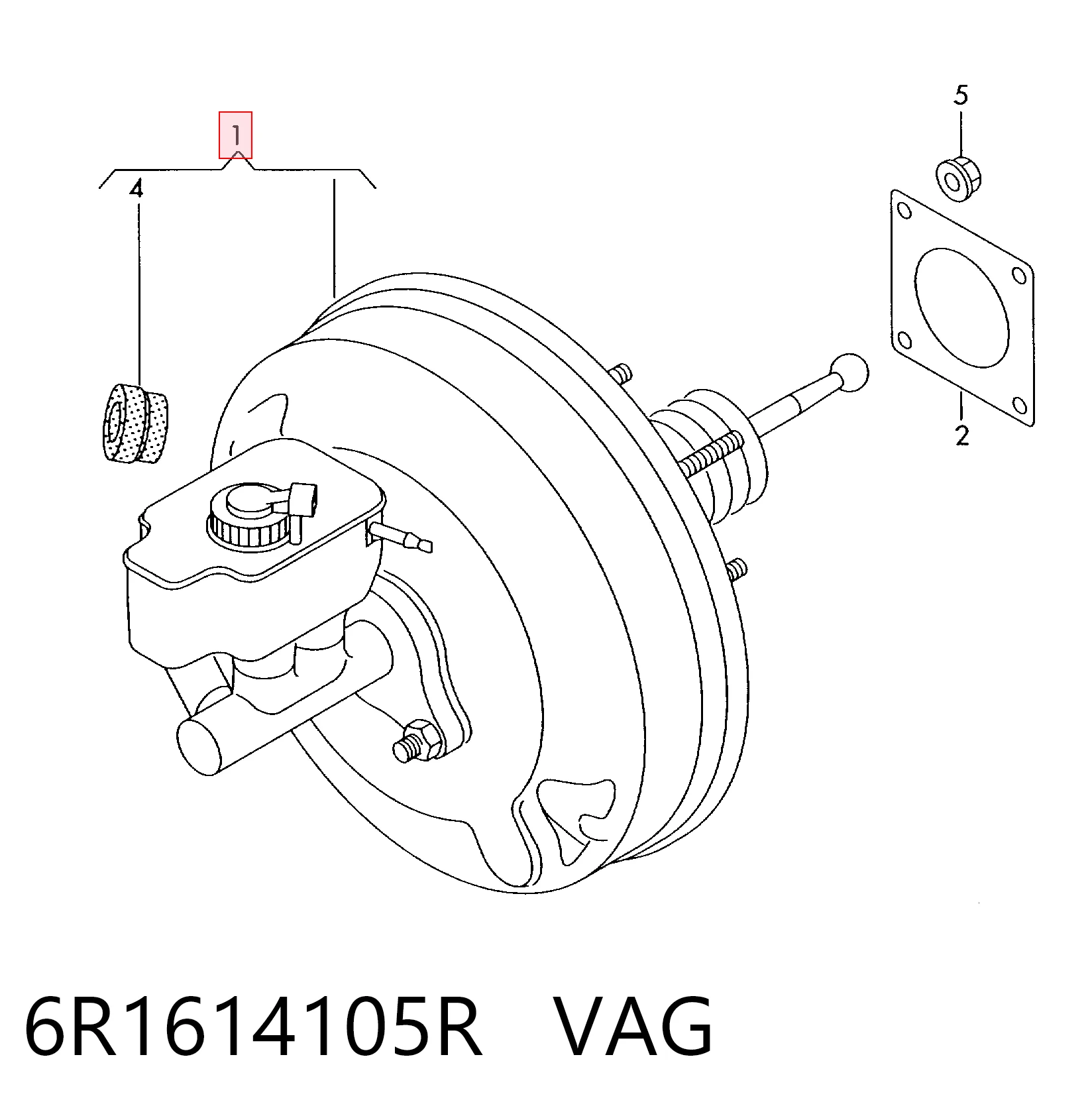 Вакуумника Volkswagen Polo V хетчбек (6R1, 6C1) (2009 - 2022) ціна, від 69.68 USD